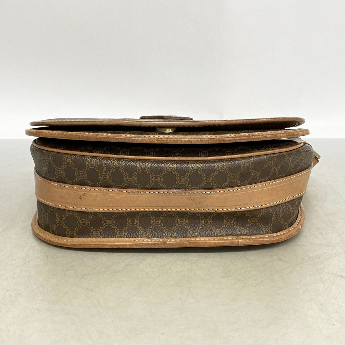 Celine Brown Pvc Shoulder Bag (Pre-Owned)