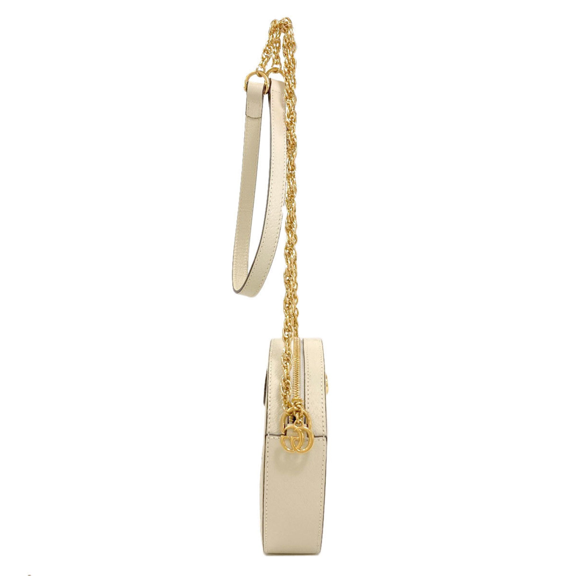 Gucci White Leather Shoulder Bag (Pre-Owned)
