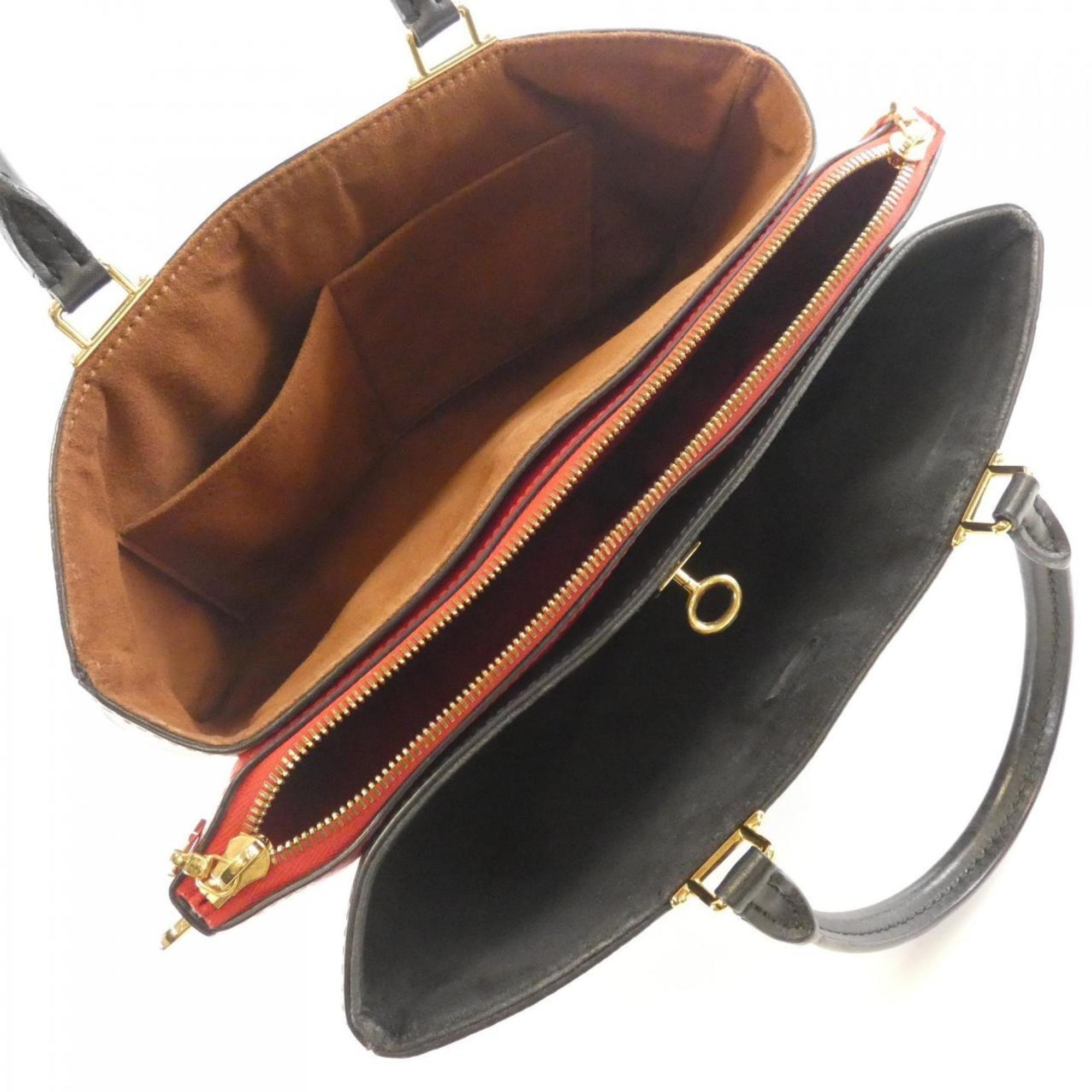 Louis Vuitton Monogram Marron Noir Rouge Coated Canvas Handbag (Pre-Owned)