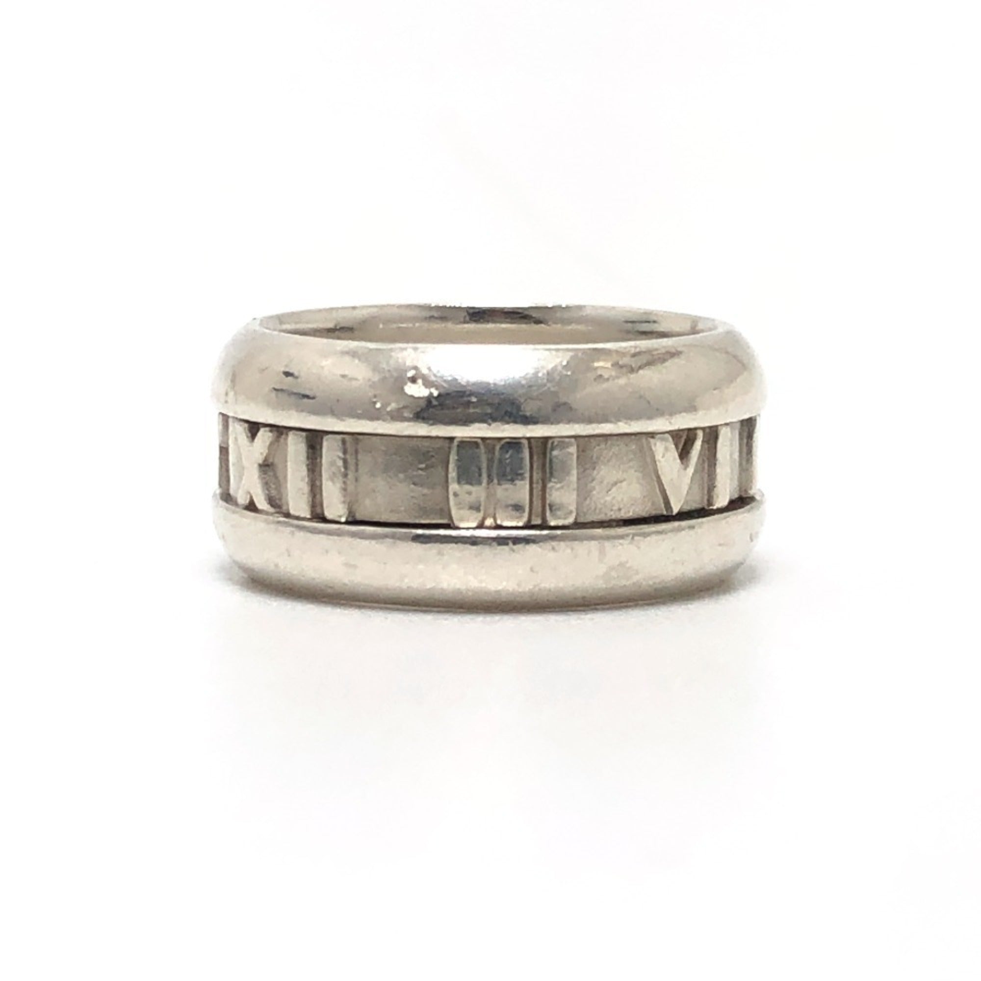 Tiffany Silver Silver 925 Band Ring (Pre-Owned)