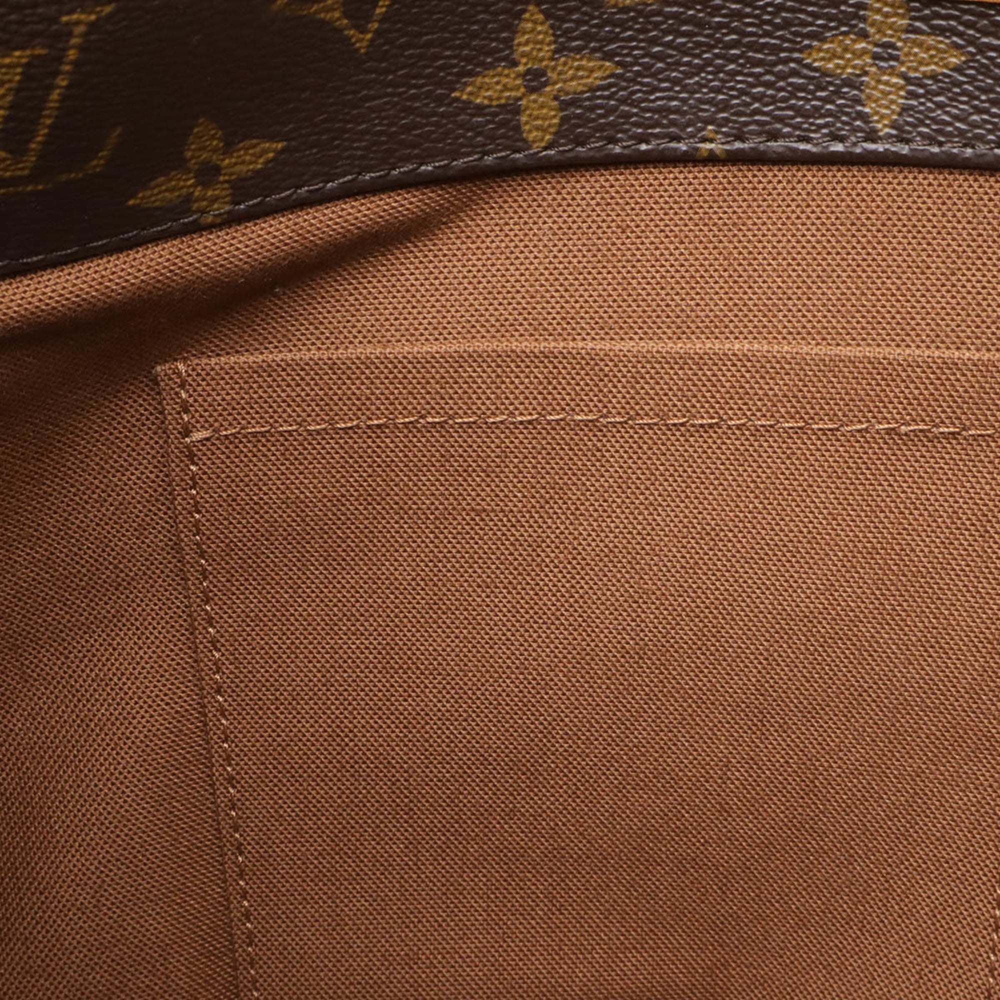 Louis Vuitton Brown Monogram Canvas Pvc Coated Canvas Shoulder Bag (Pre-Owned)