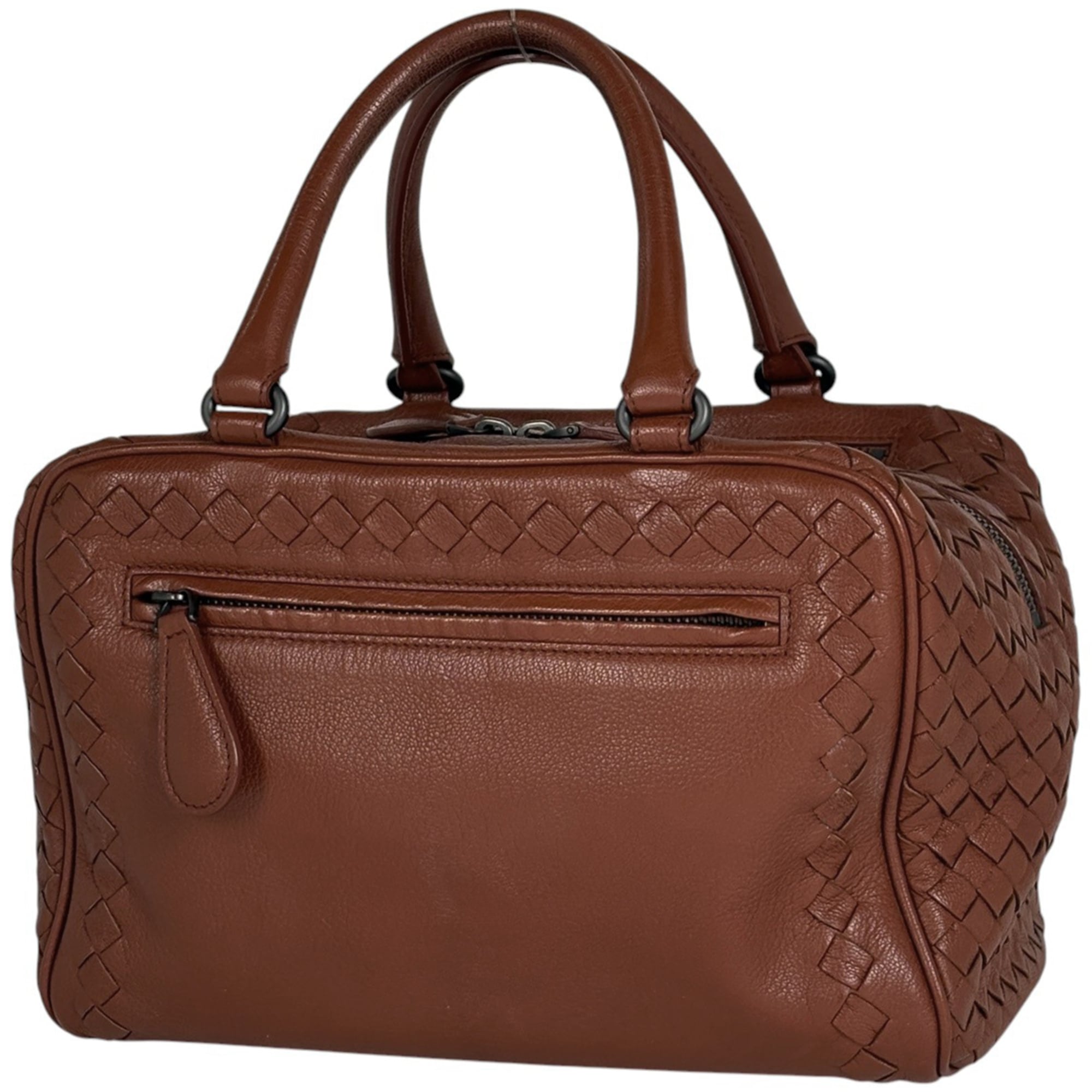 Bottega Veneta Brown Leather Handbag (Pre-Owned)