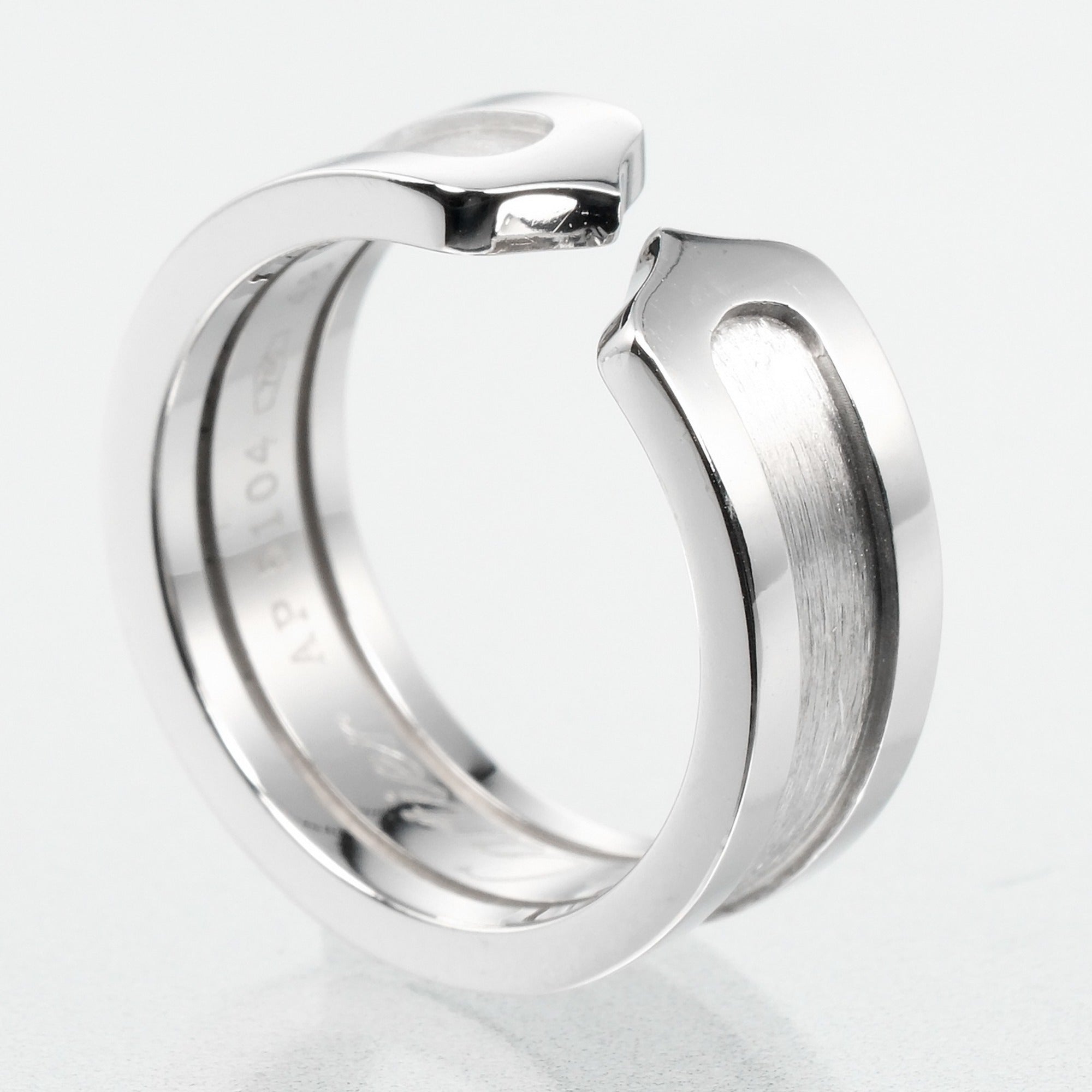 Cartier White Gold White Gold (18K) Band Ring (Pre-Owned)