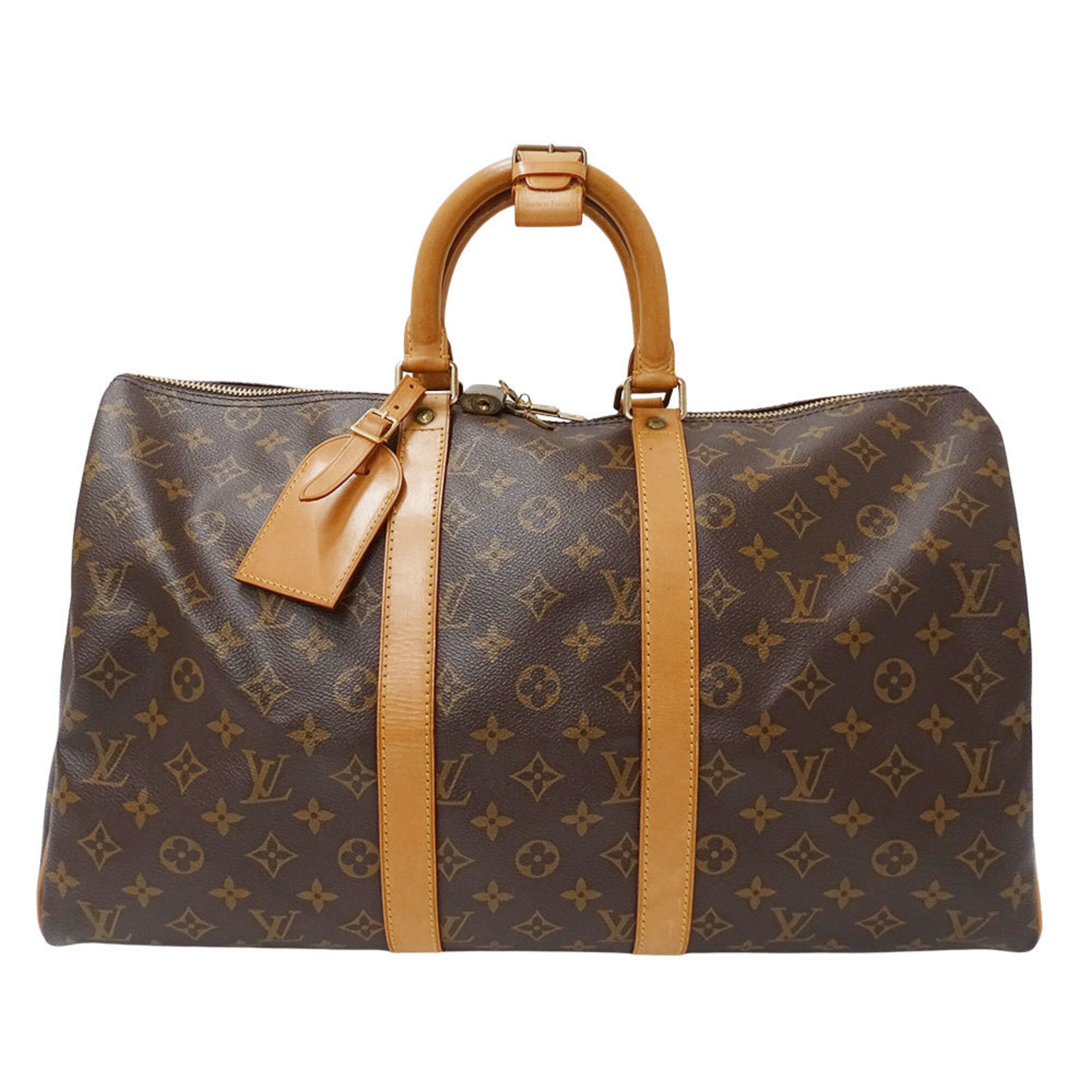 Louis Vuitton Brown Monogram Monogram Boston Bag Handbag (Pre-Owned)