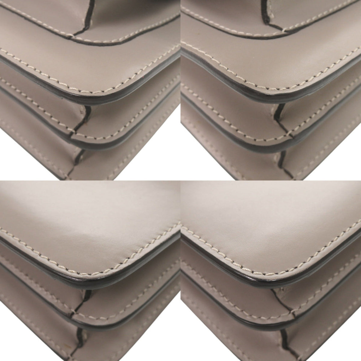 Marni Gray Green Leather Shoulder Bag (Pre-Owned)