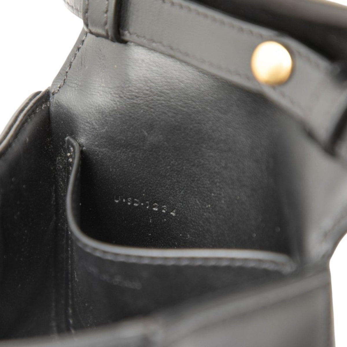 Celine Black Leather Pochette Shoulder Bag (Pre-Owned)