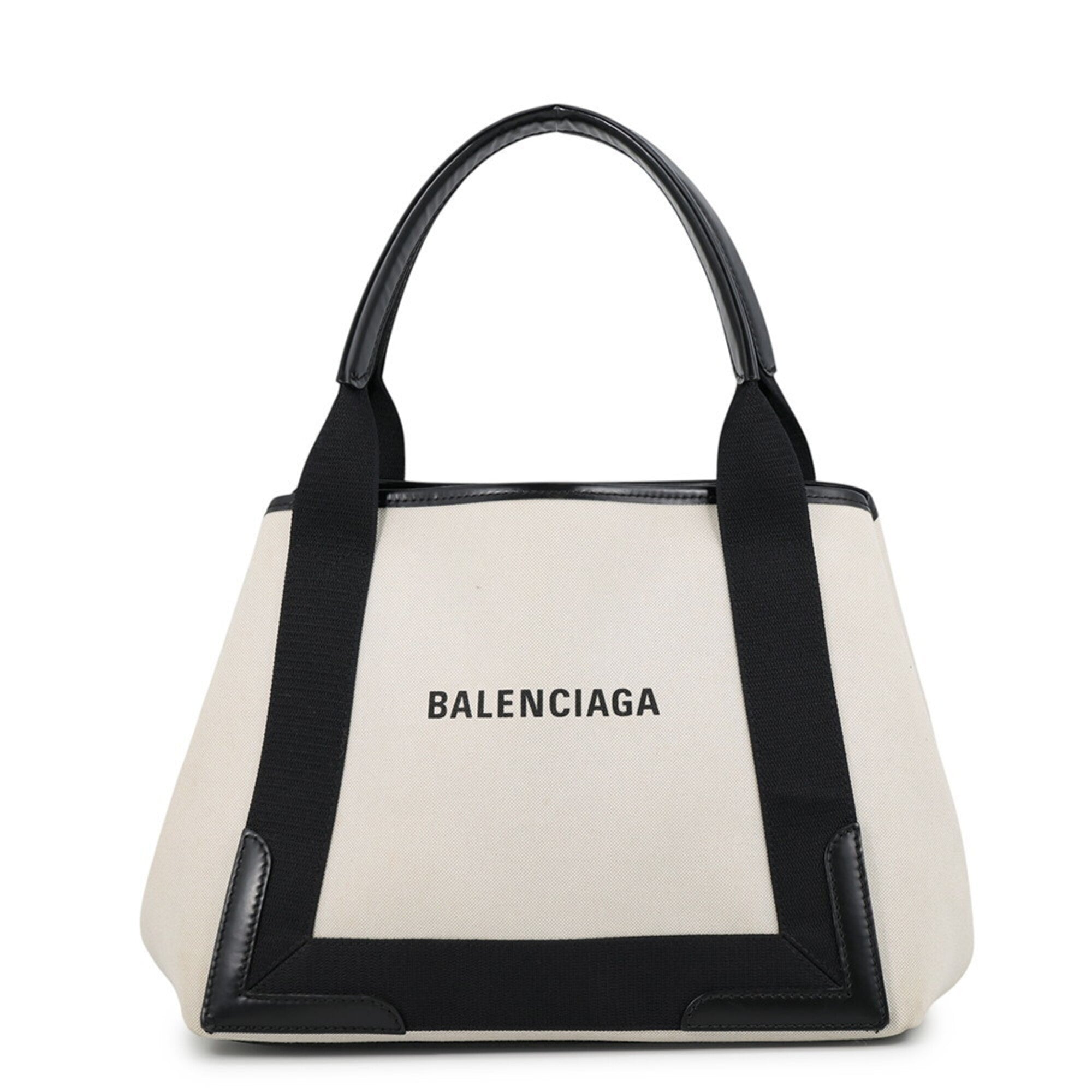Balenciaga Black Canvas Handbag Tote Bag (Pre-Owned)