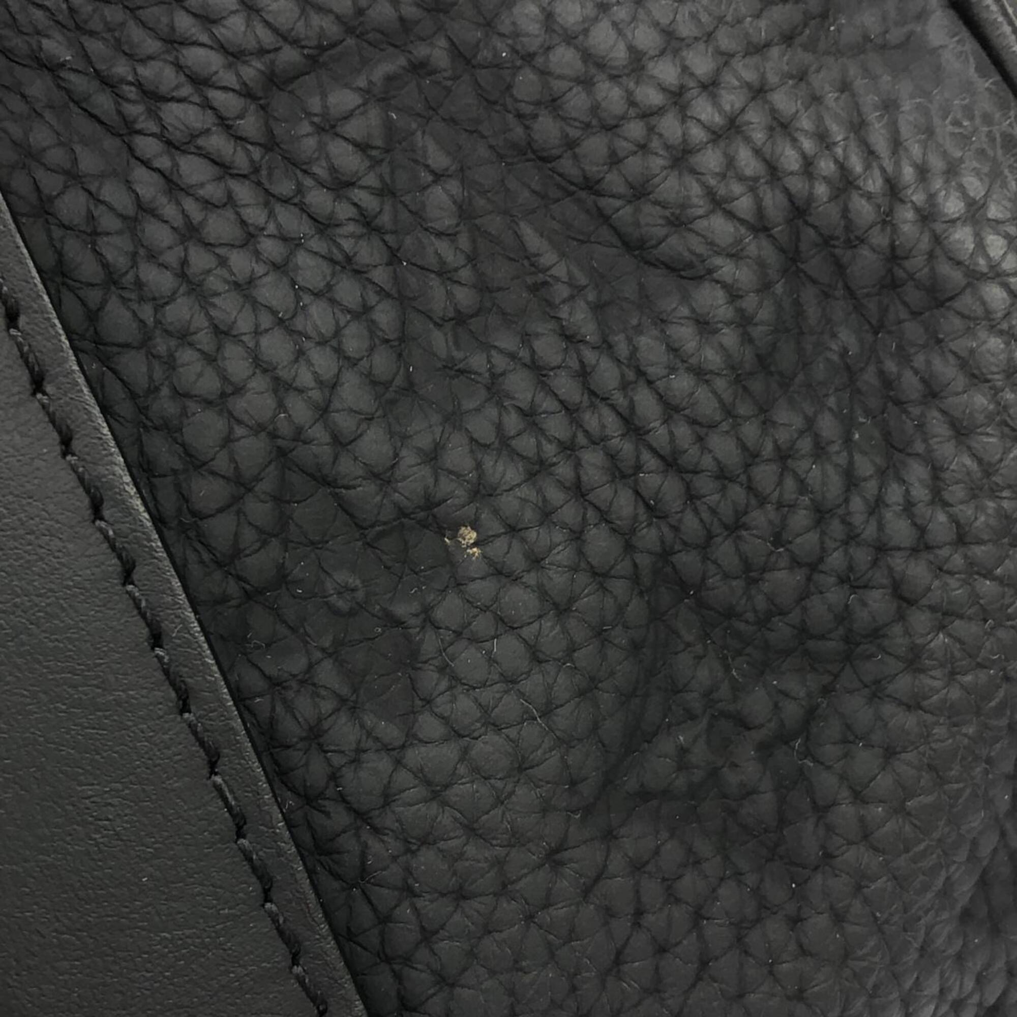 Louis Vuitton Taurillon Black Leather Boston Bag (Pre-Owned)