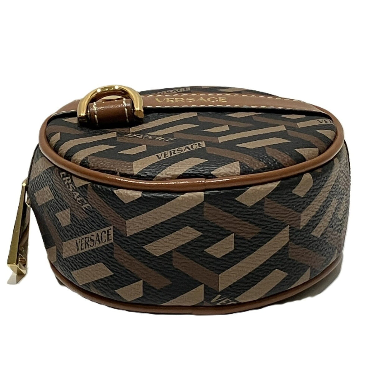 Versace Brown Pvc Fanny Pack (Pre-Owned)