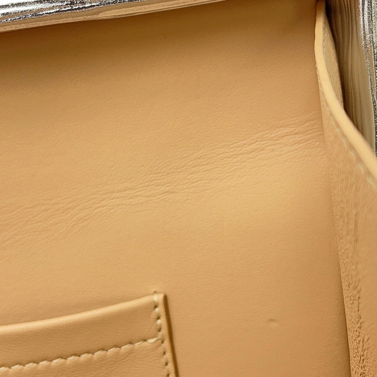 Louis Vuitton Gold Silver Clutch Bag Handbag Shoulder Bag (Pre-Owned)
