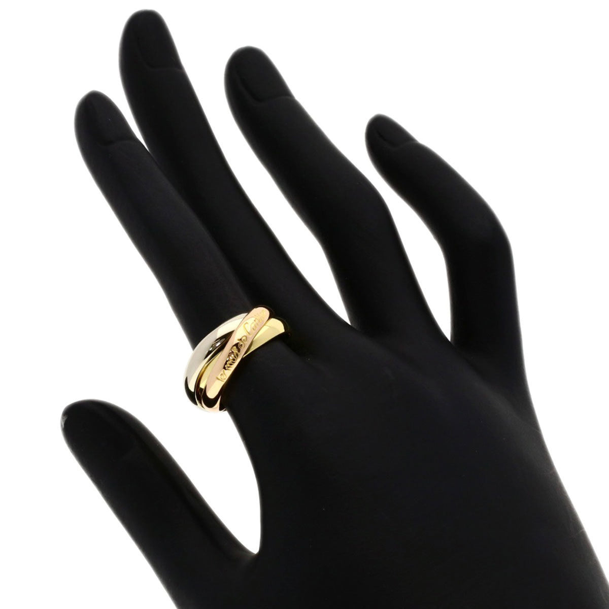 Cartier Trinity Yellow Gold (18K) Pink Gold (18K) White Gold (18K) Band Ring (Pre-Owned)