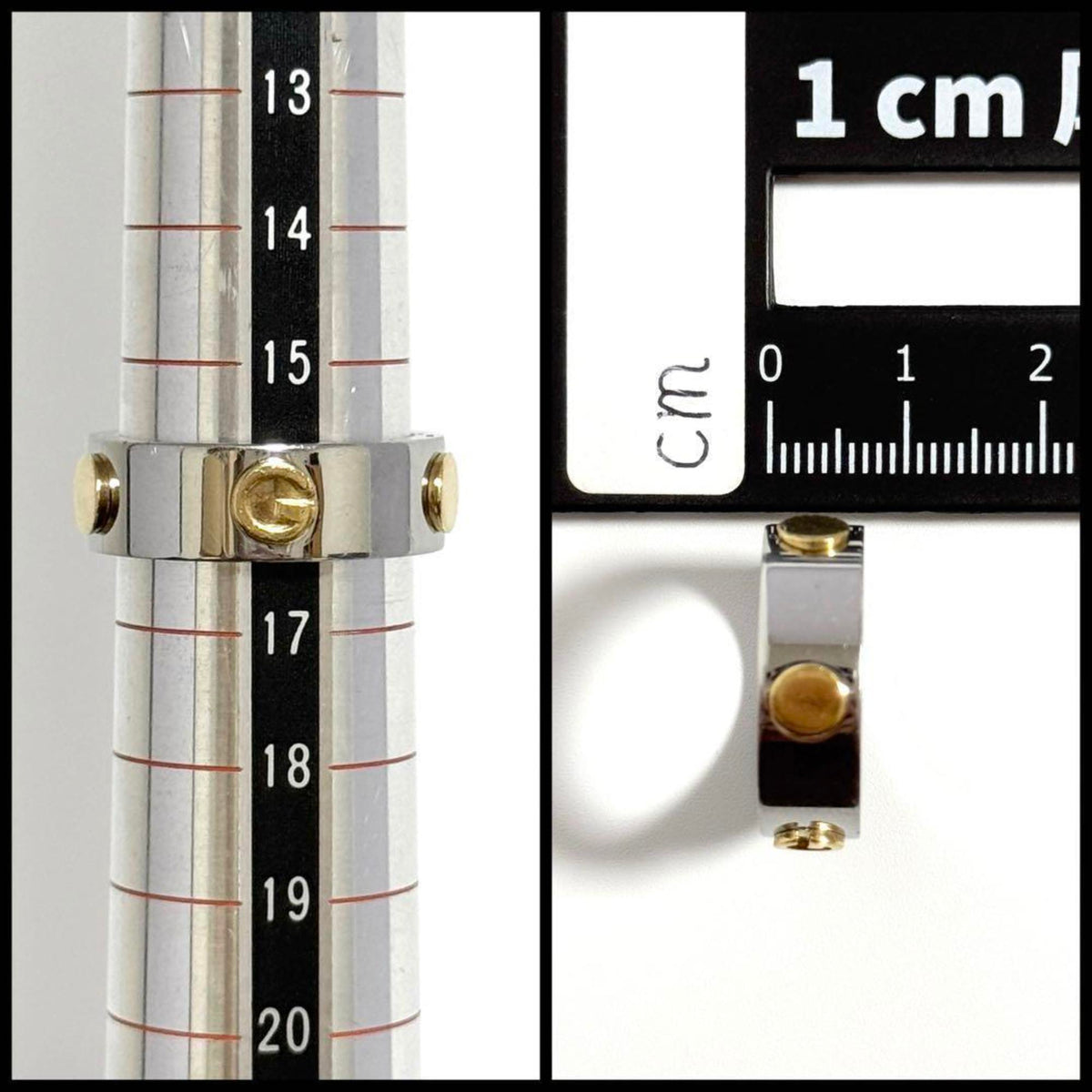 Gucci Gold Plating Stainless Steel Band Ring (Pre-Owned)