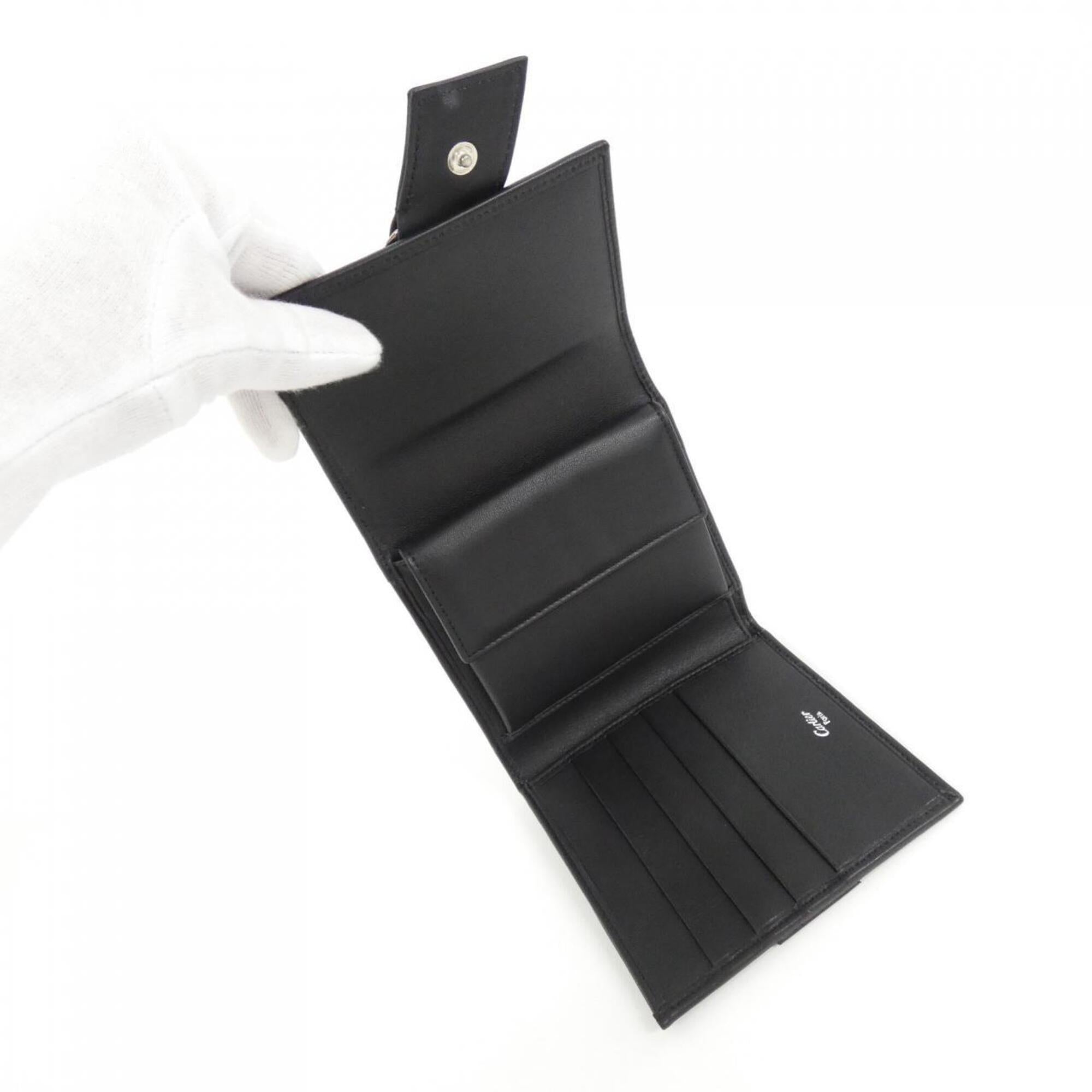 Cartier Black Wallet (Tri-Fold) (Pre-Owned)