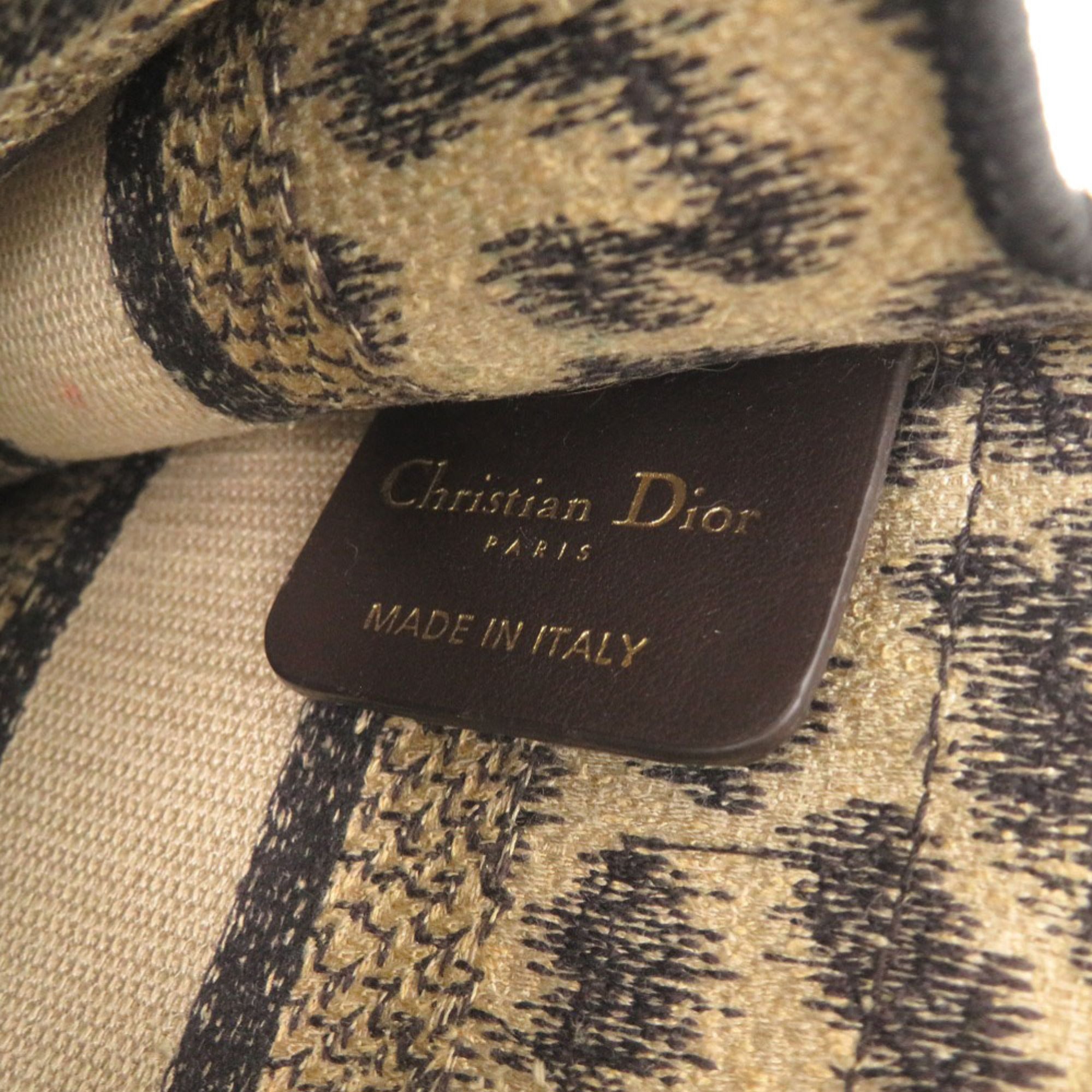 Christian Dior Beige Canvas Handbag (Pre-Owned)