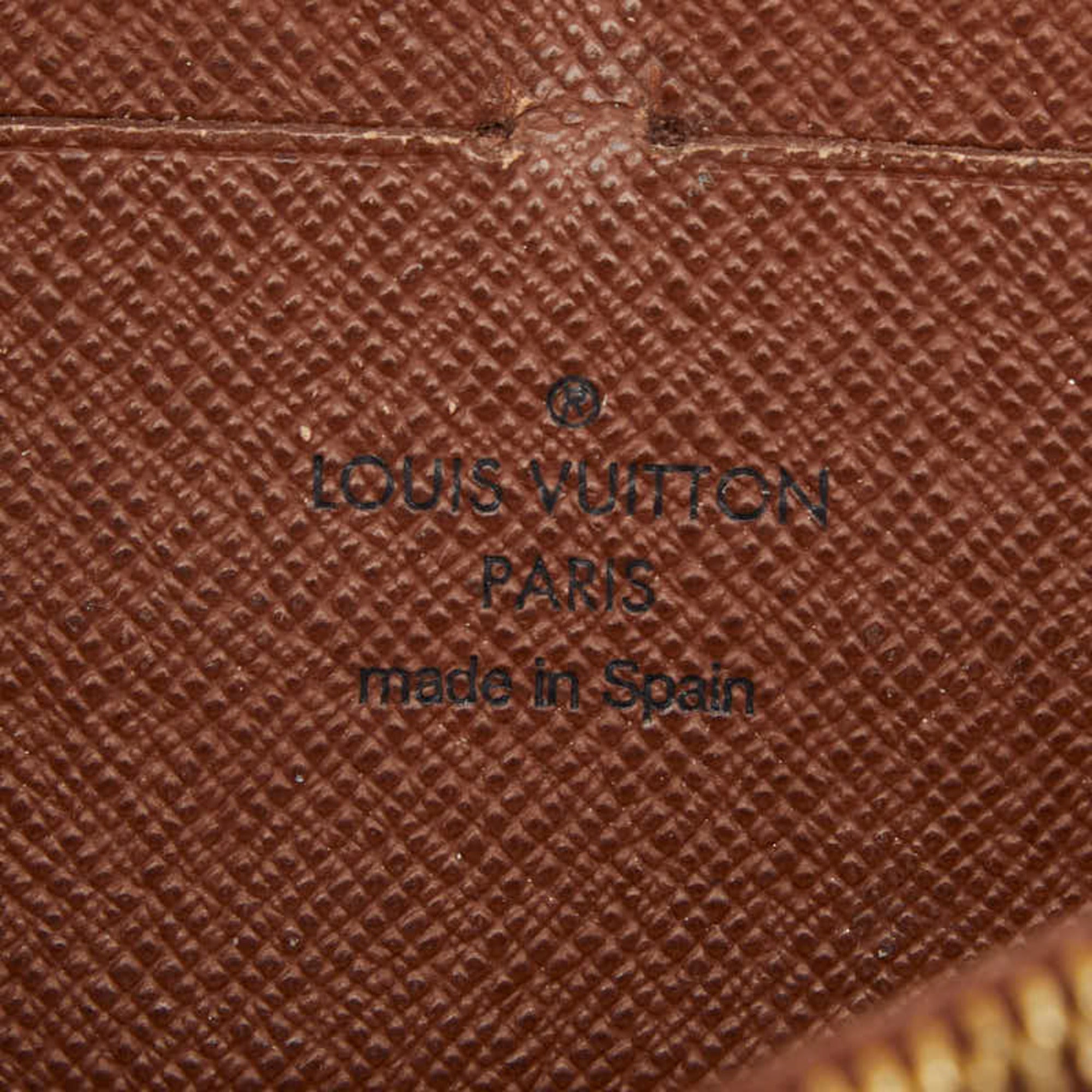 Louis Vuitton Brown Pvc Long Wallet (Bi-Fold) (Pre-Owned)