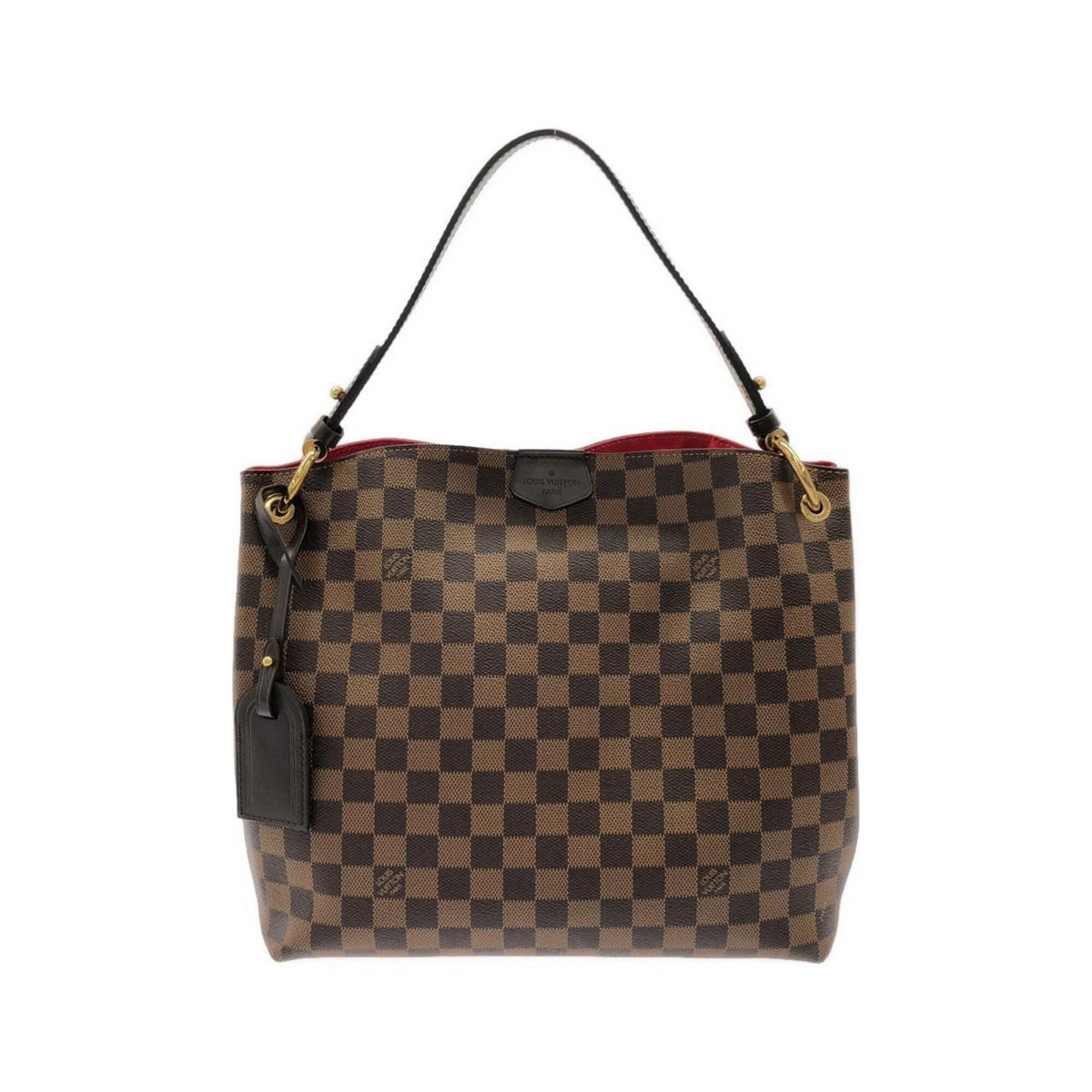 Louis Vuitton Brown Coated Canvas Shoulder Bag (Pre-Owned)