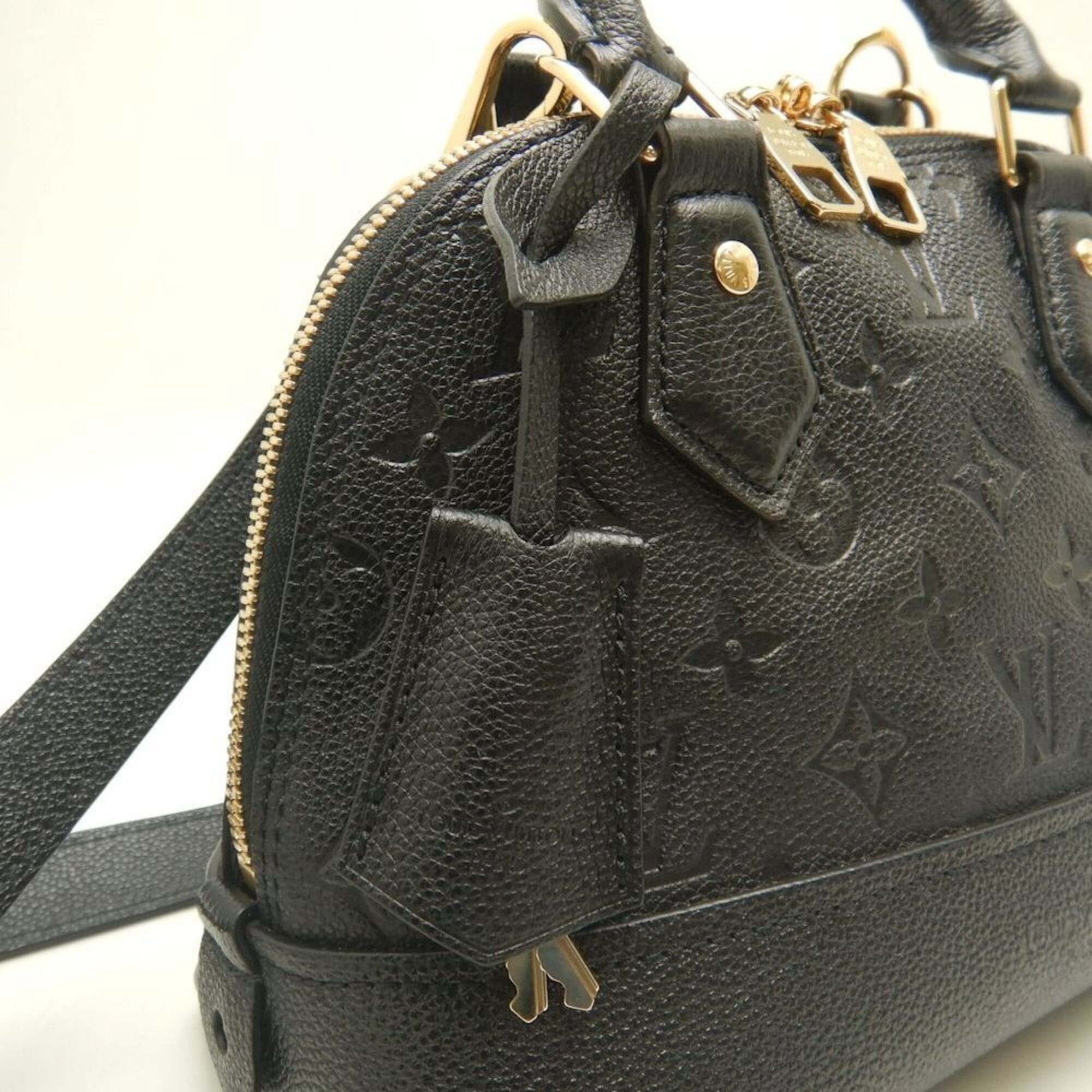 Louis Vuitton Noir Monogram Empreinte Handbag (Pre-Owned)