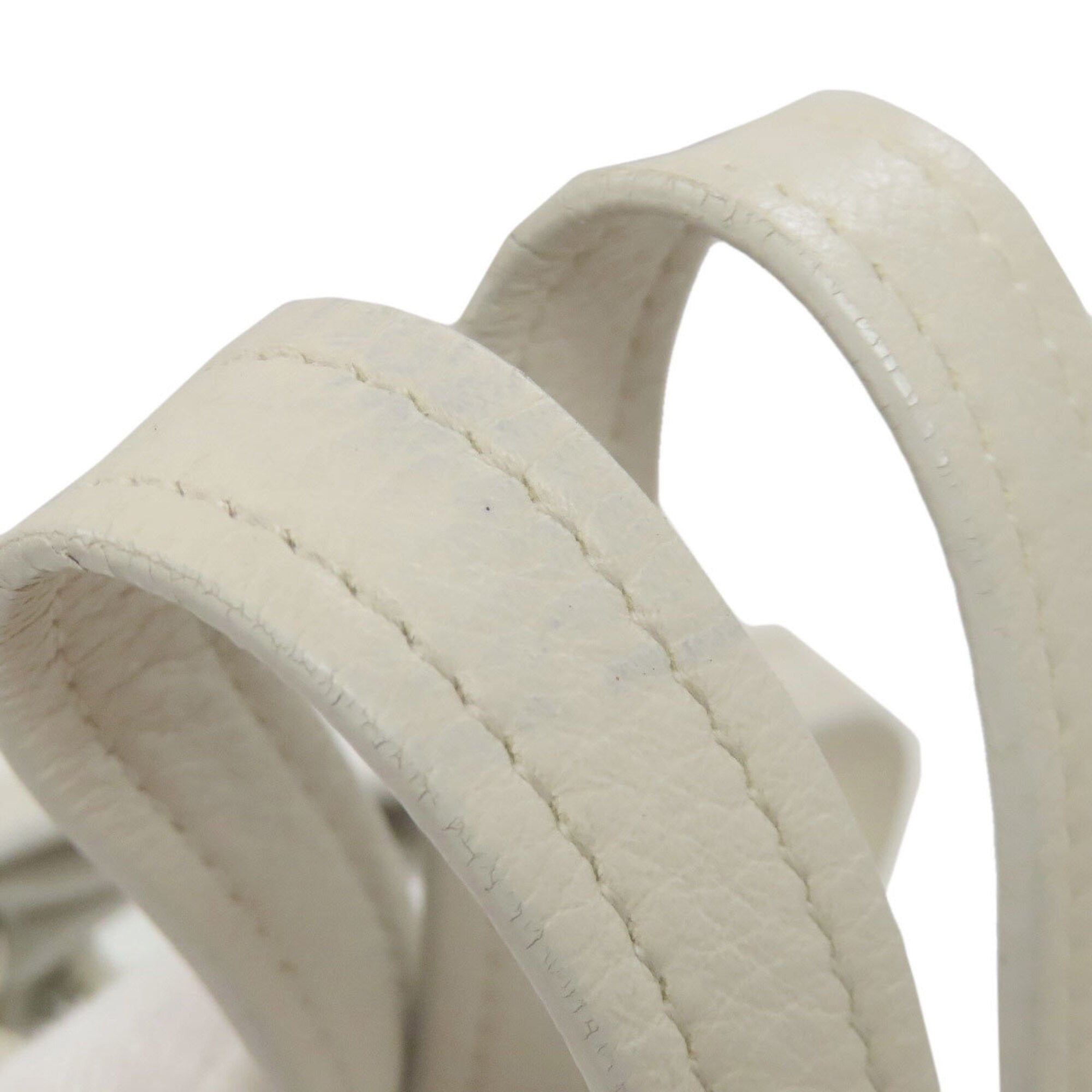 Balenciaga White Canvas Shoulder Bag (Pre-Owned)
