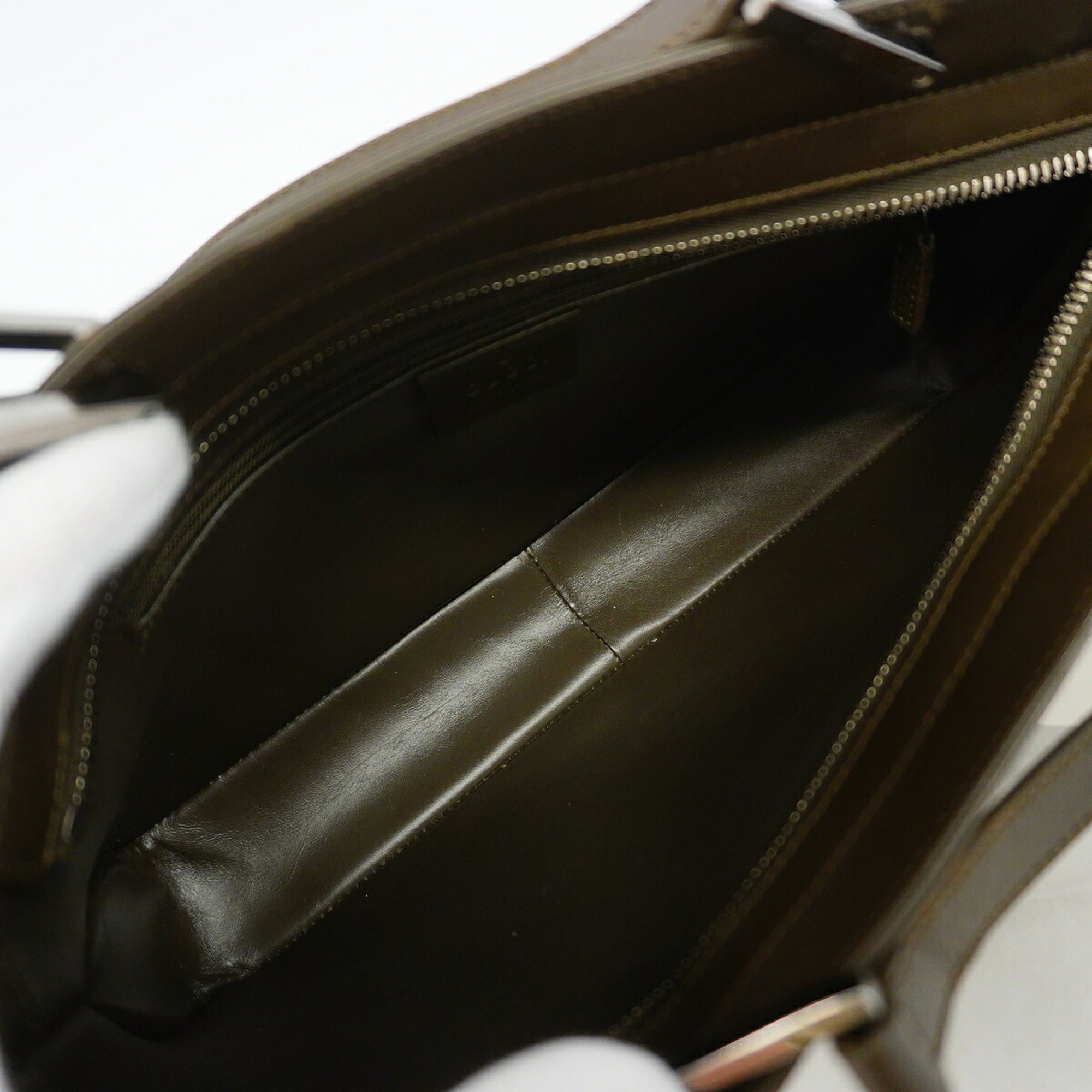 Gucci Khaki Nylon Handbag (Pre-Owned)