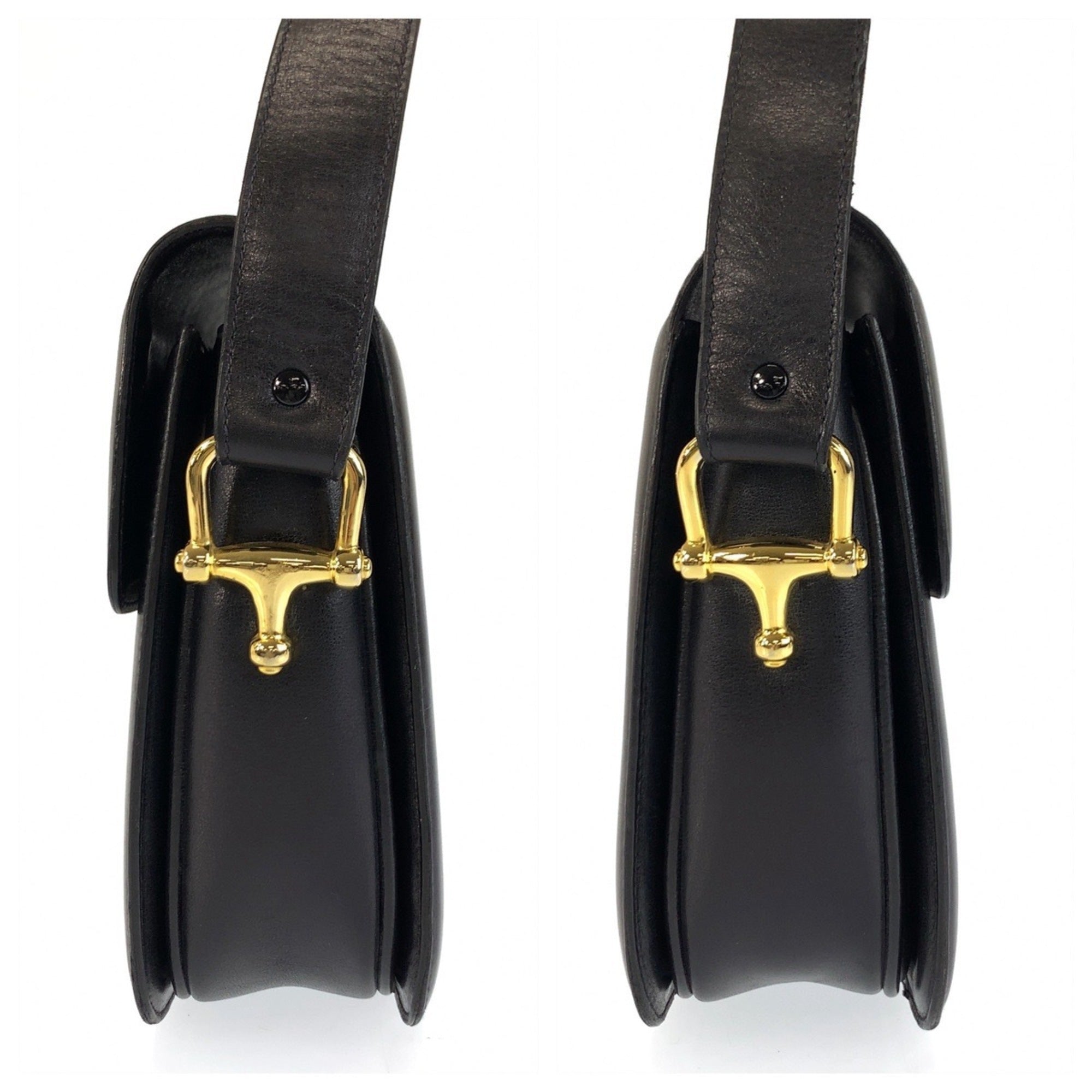 Celine Black Leather Shoulder Bag (Pre-Owned)