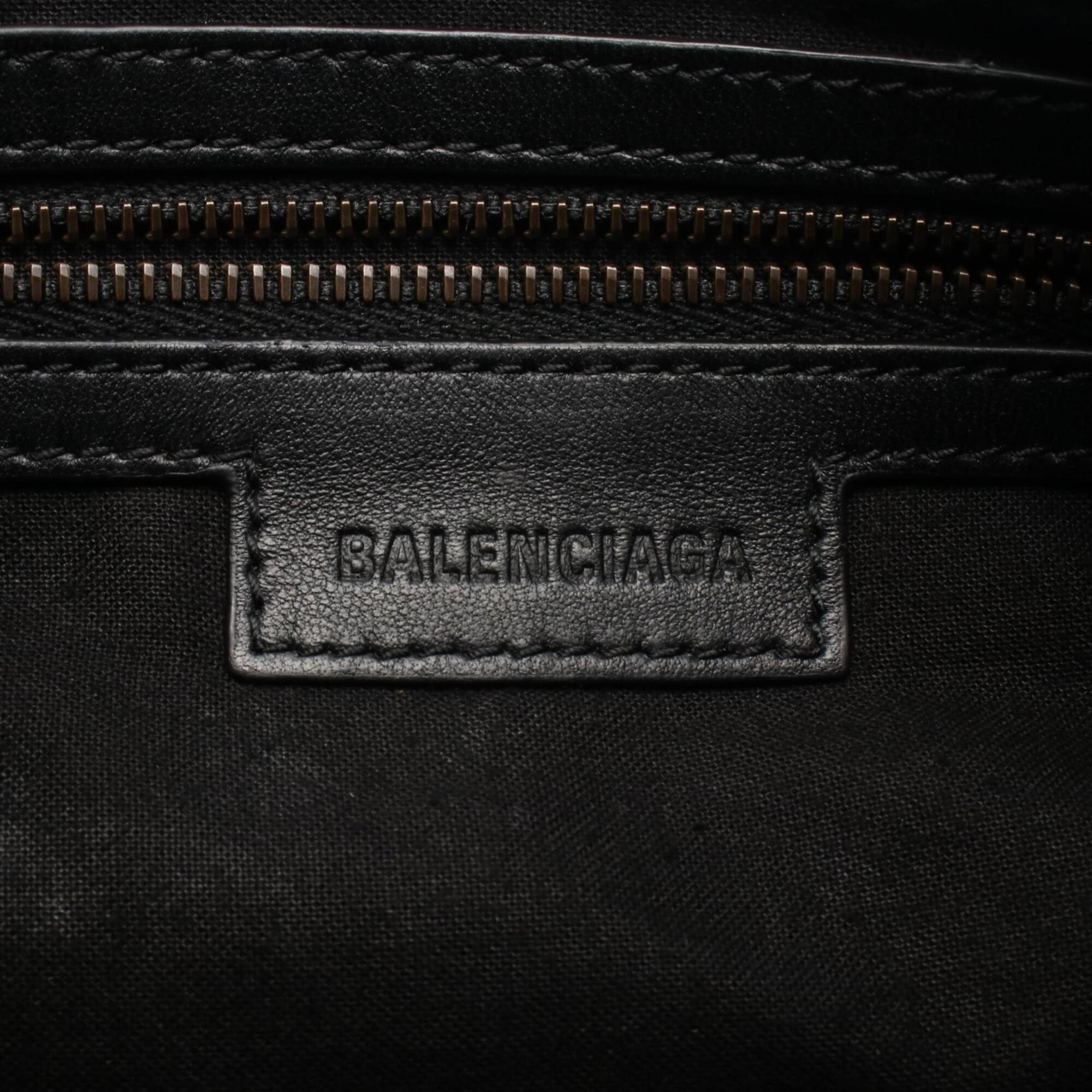 Balenciaga Brown Suede Handbag Shoulder Bag (Pre-Owned)