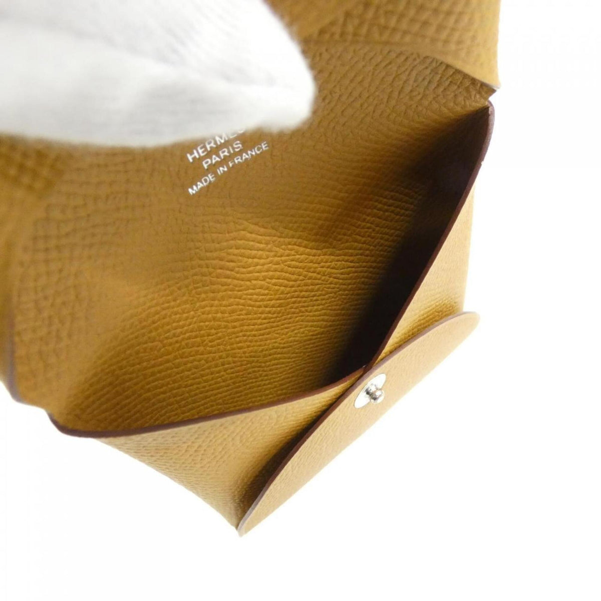 Hermes Brown Epsom Leather Coin Purse/Coin Case (Pre-Owned)