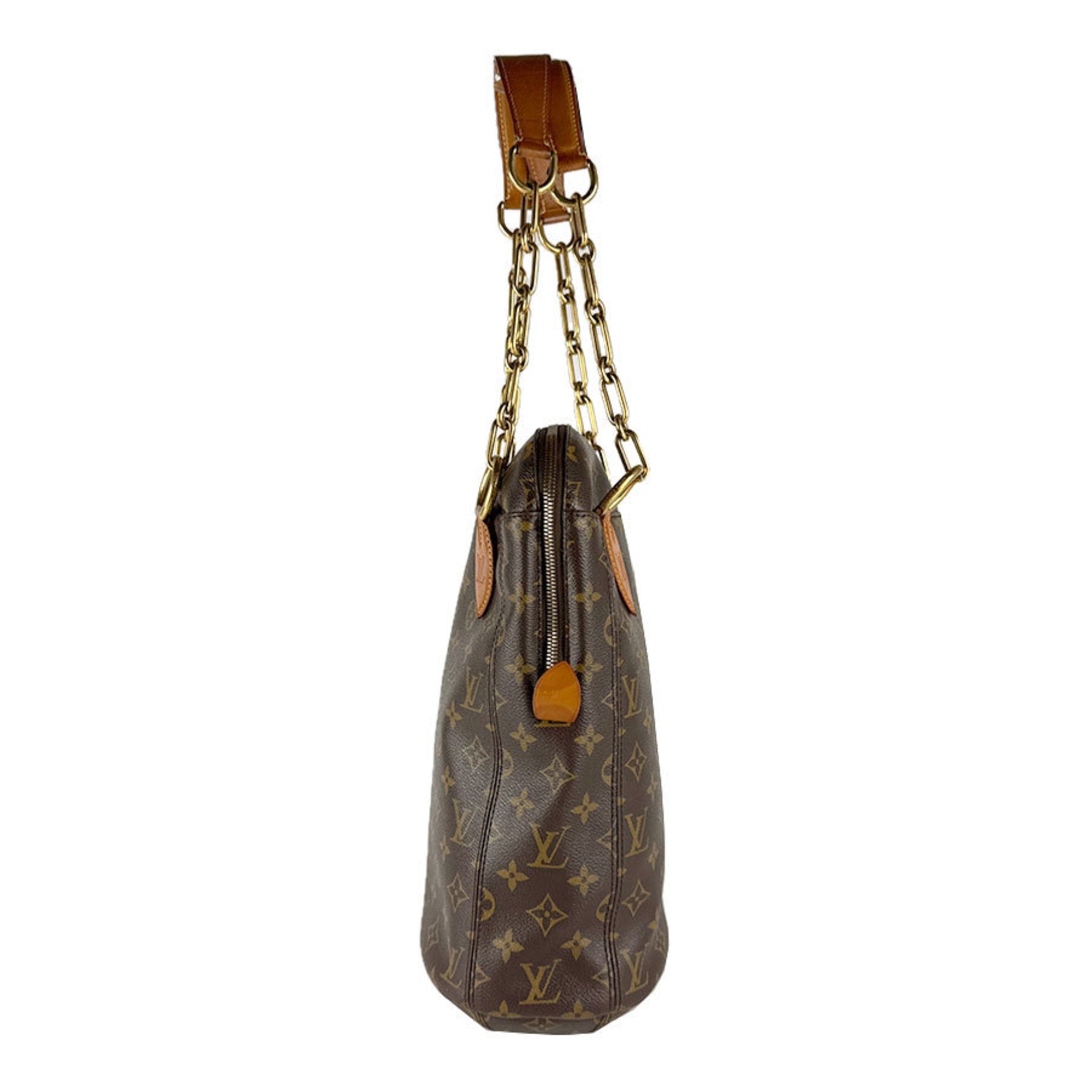 Louis Vuitton Brown Monogram Canvas Shoulder Bag (Pre-Owned)
