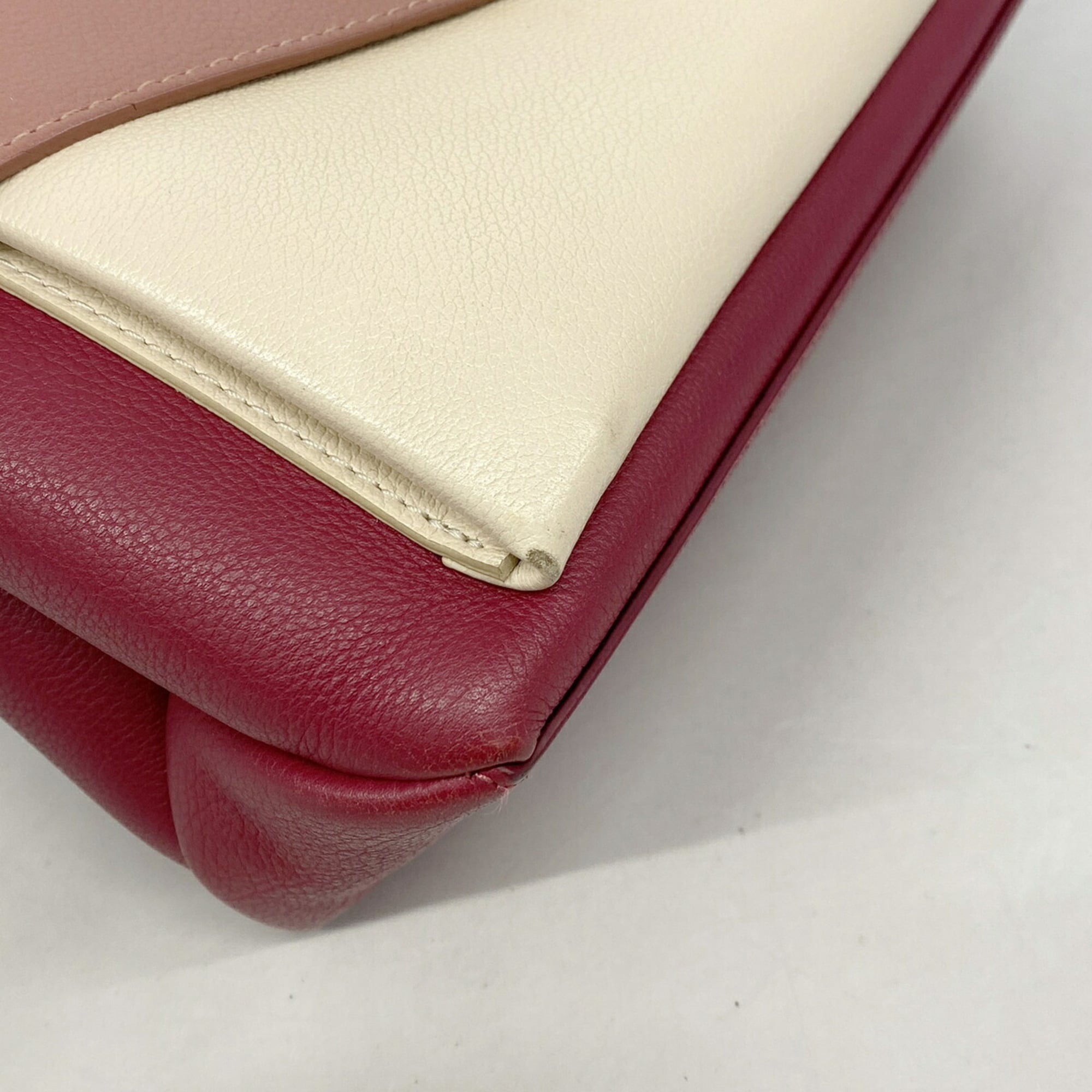 Louis Vuitton Bordeaux Cream Rose Handbag (Pre-Owned)