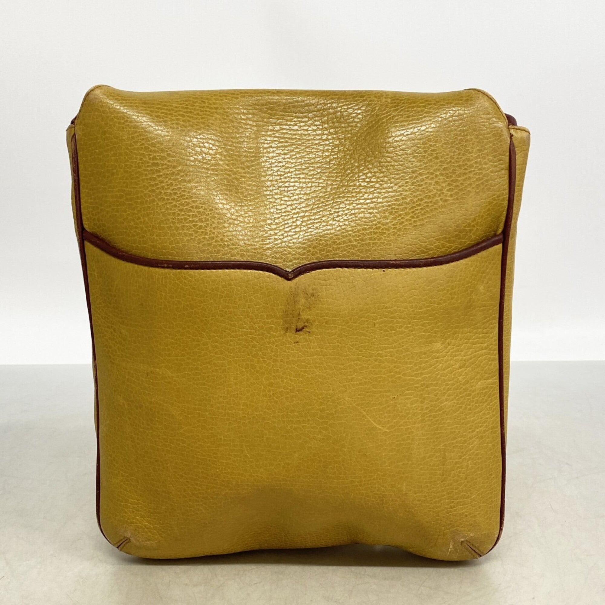 Cartier Bordeaux Brown Leather Shoulder Bag (Pre-Owned)
