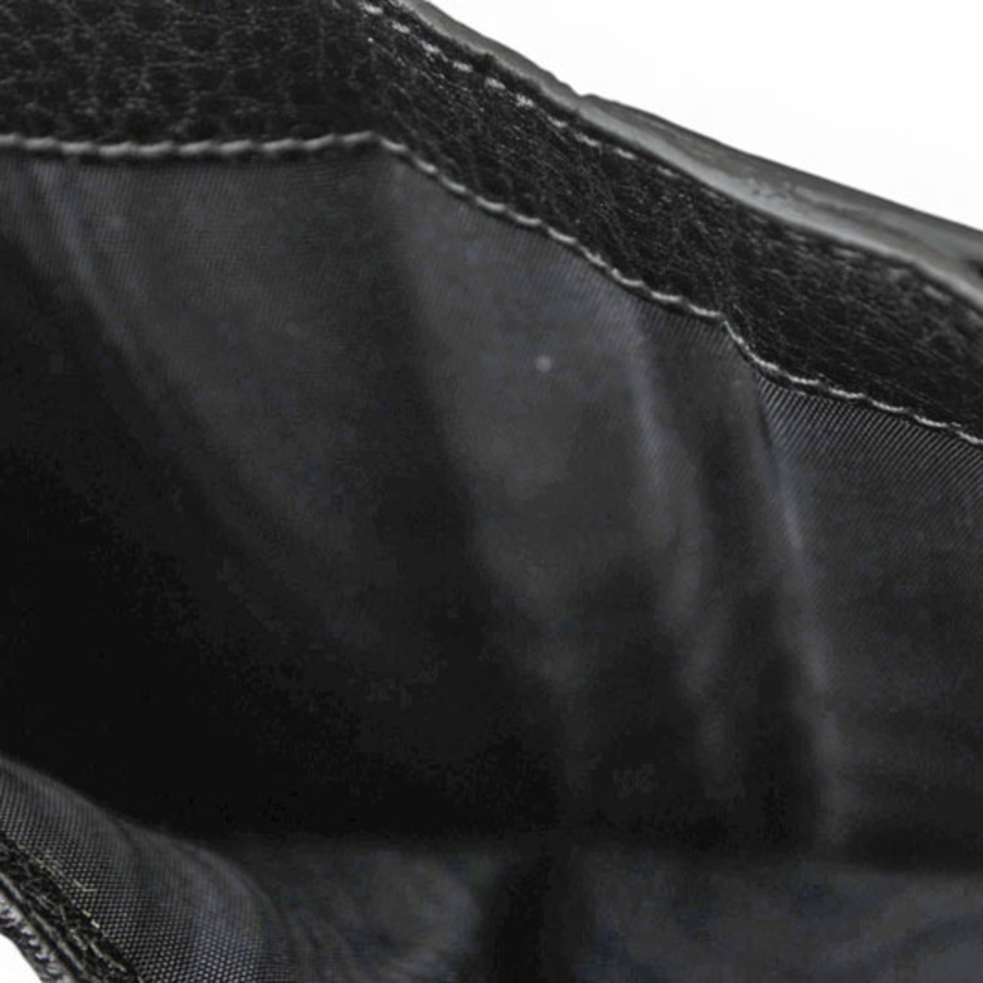 Prada Black Leather Wallet (Tri-Fold) (Pre-Owned)