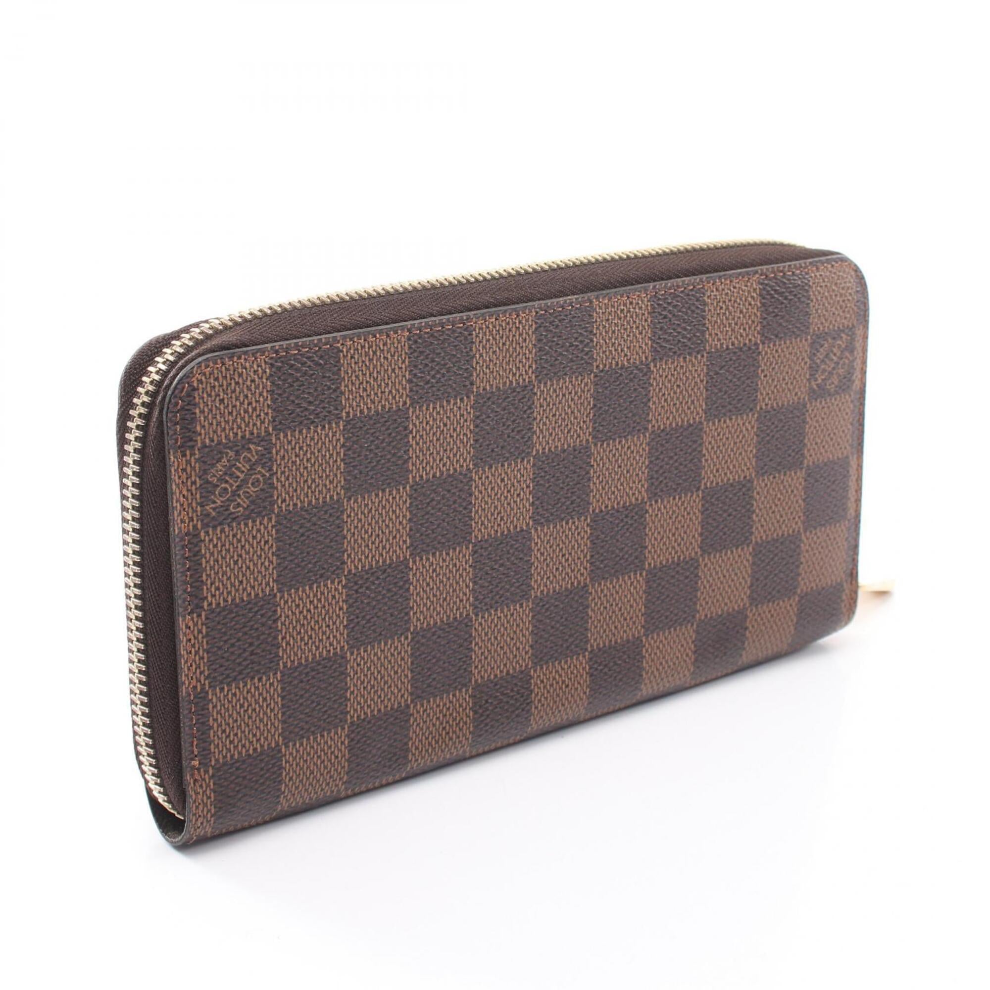 Louis Vuitton Brown Pvc Long Wallet (Bi-Fold) (Pre-Owned)