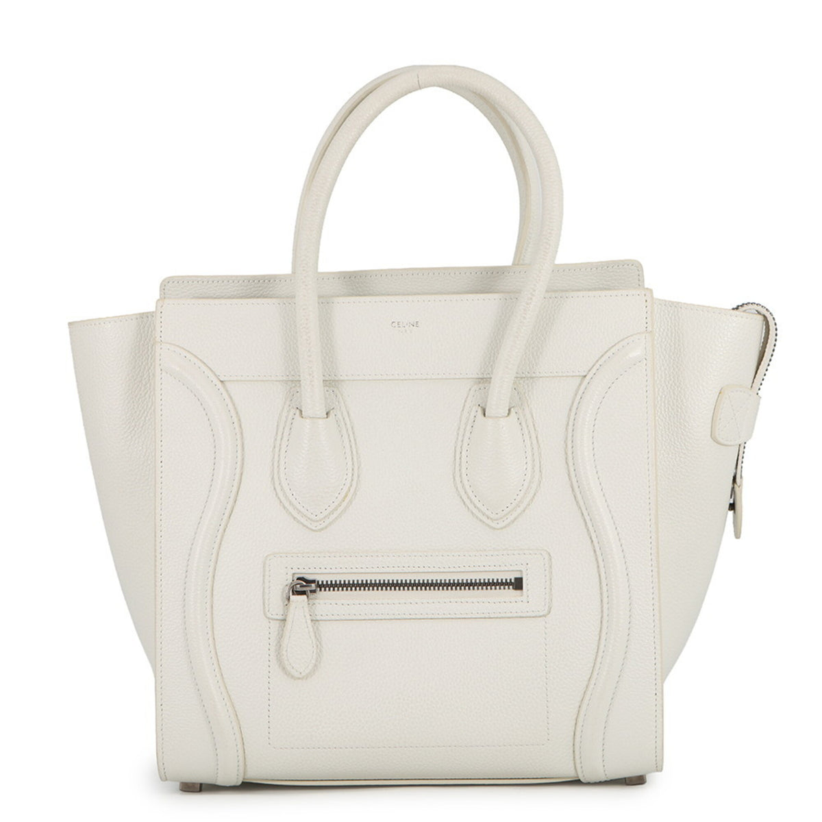 Celine White Leather Handbag (Pre-Owned)