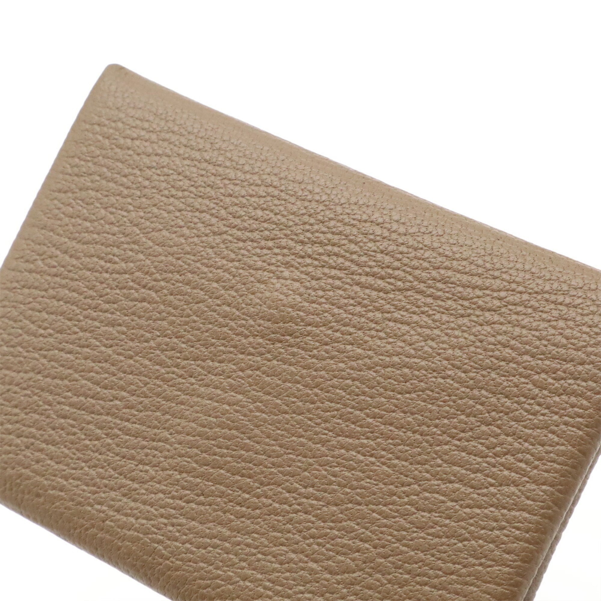 Hermes Etoupe Gray Grayish Leather Coin Purse/Coin Case (Pre-Owned)
