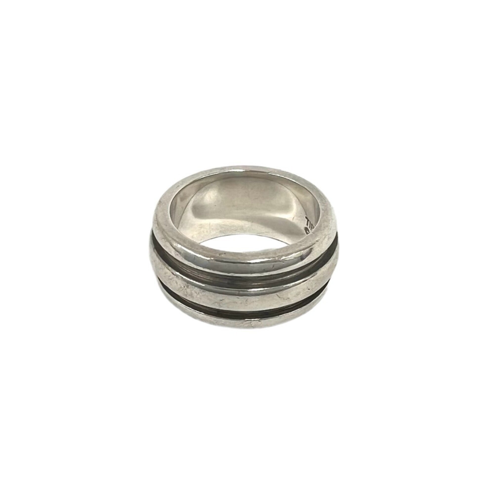 Tiffany Silver Silver 925 Band Ring (Pre-Owned)