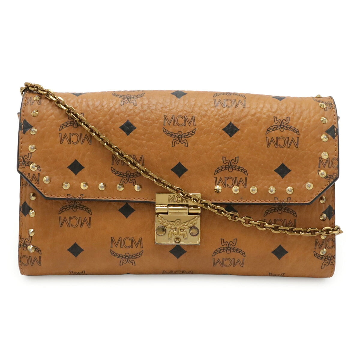 Mcm Brown Pvc Pochette Shoulder Bag (Pre-Owned)