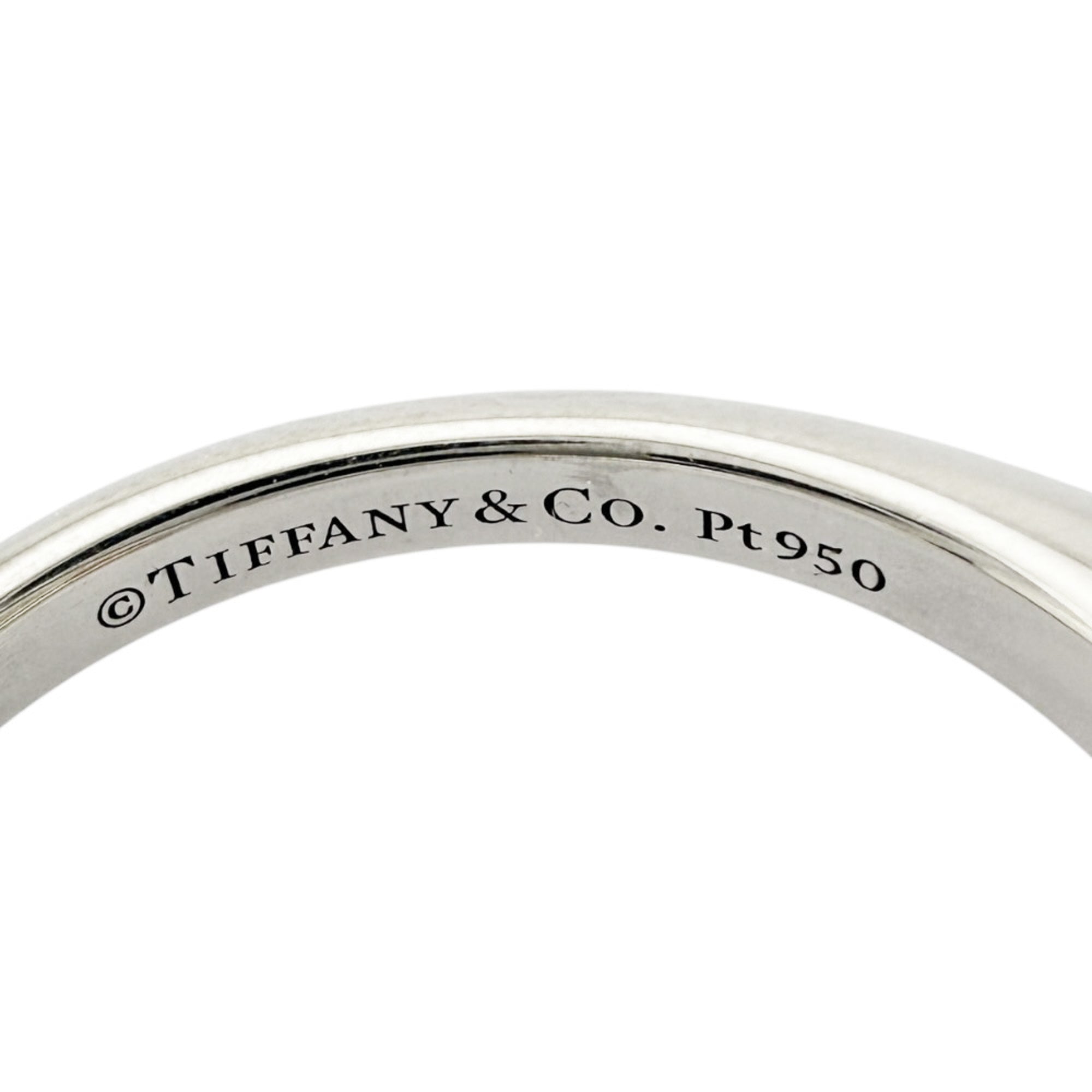 Tiffany Platinum 950 Band Ring (Pre-Owned)