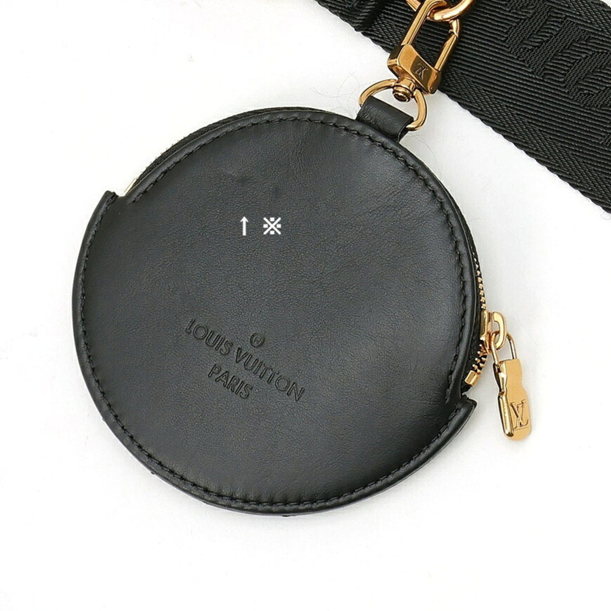 Louis Vuitton Black Leather Pochette Pouch Shoulder Bag (Pre-Owned)