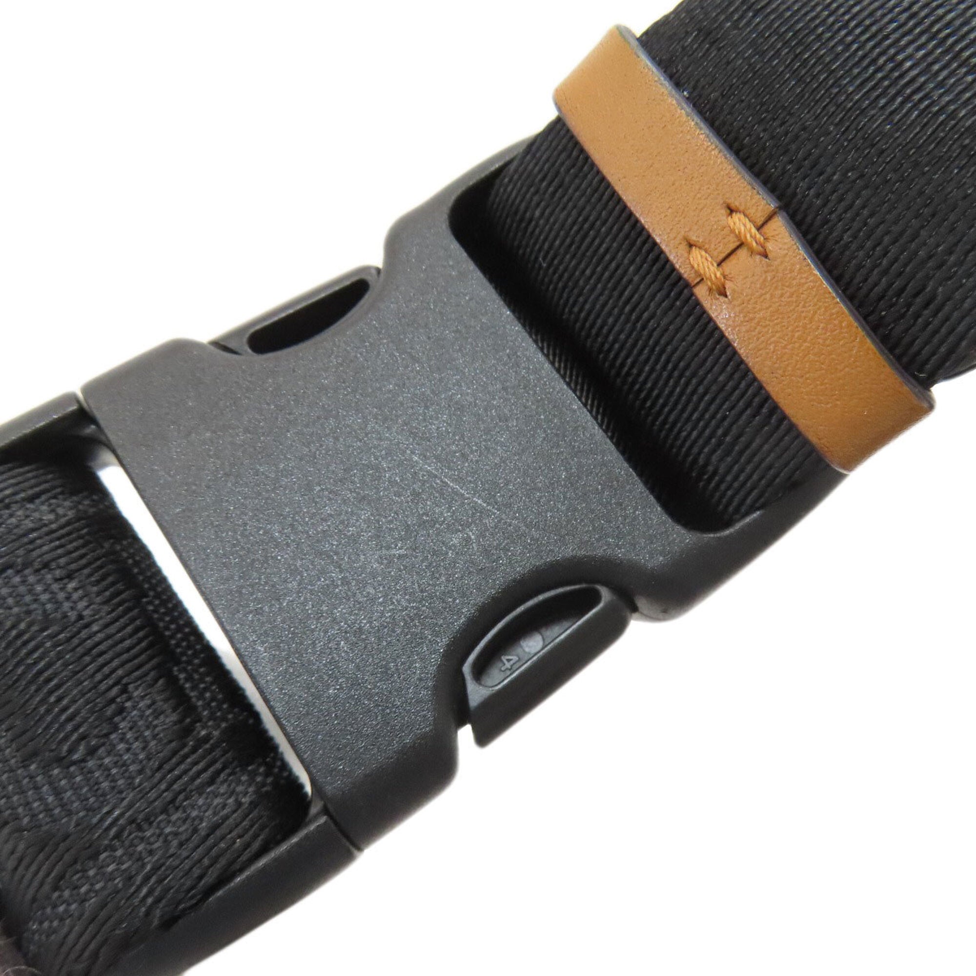 Mcm Brown Pvc Fanny Pack (Pre-Owned)