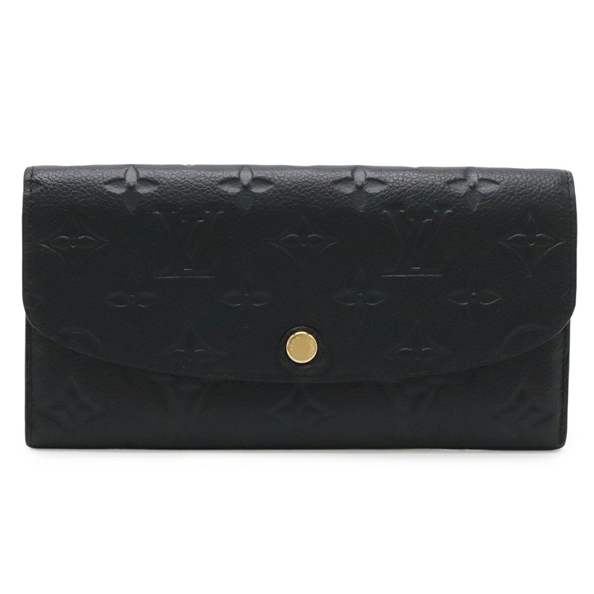 Louis Vuitton Monogram Empreinte Black Noir Monogram Empreinte Long Wallet (Bi-Fold) (Pre-Owned)