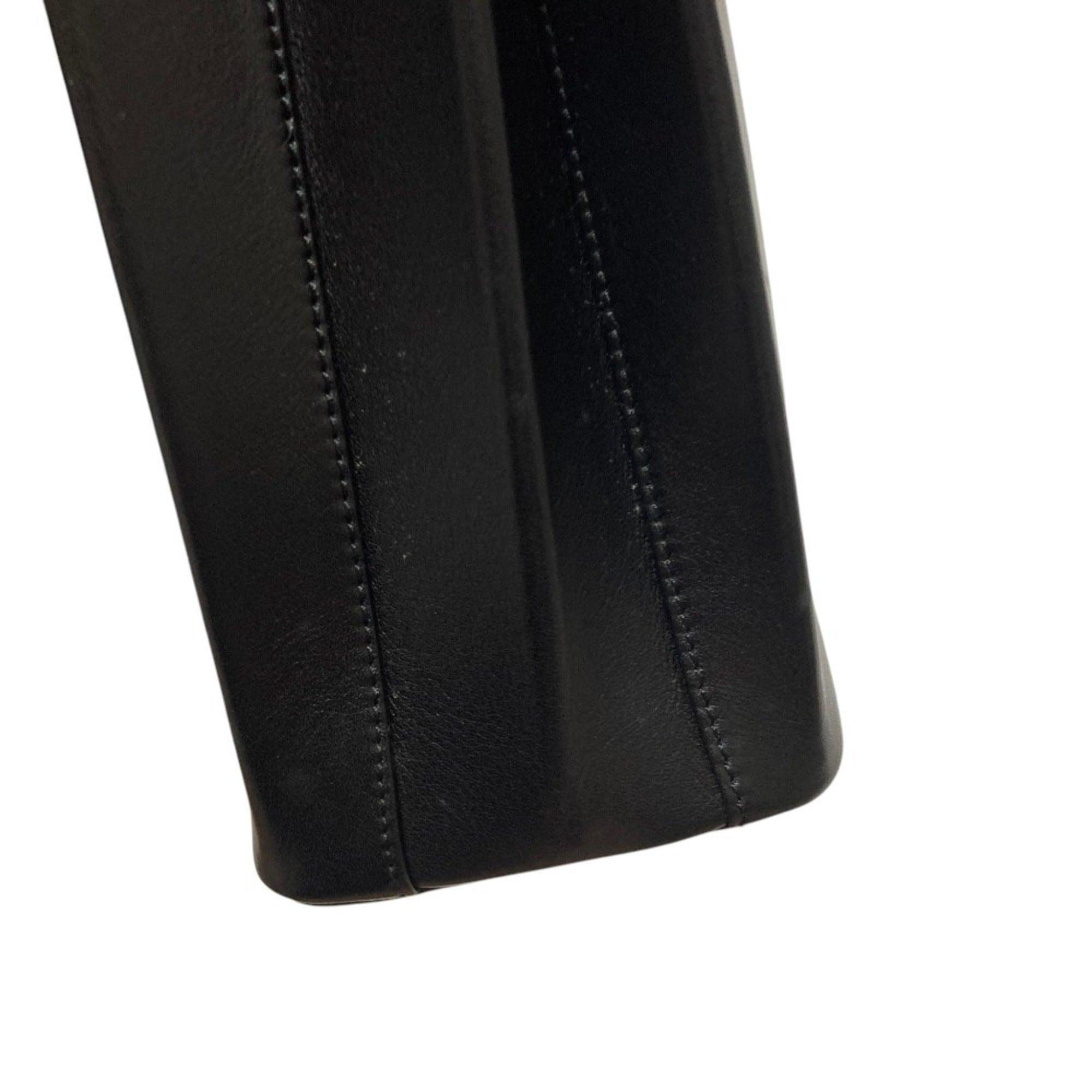 Cartier Trinity Black Leather Handbag (Pre-Owned)