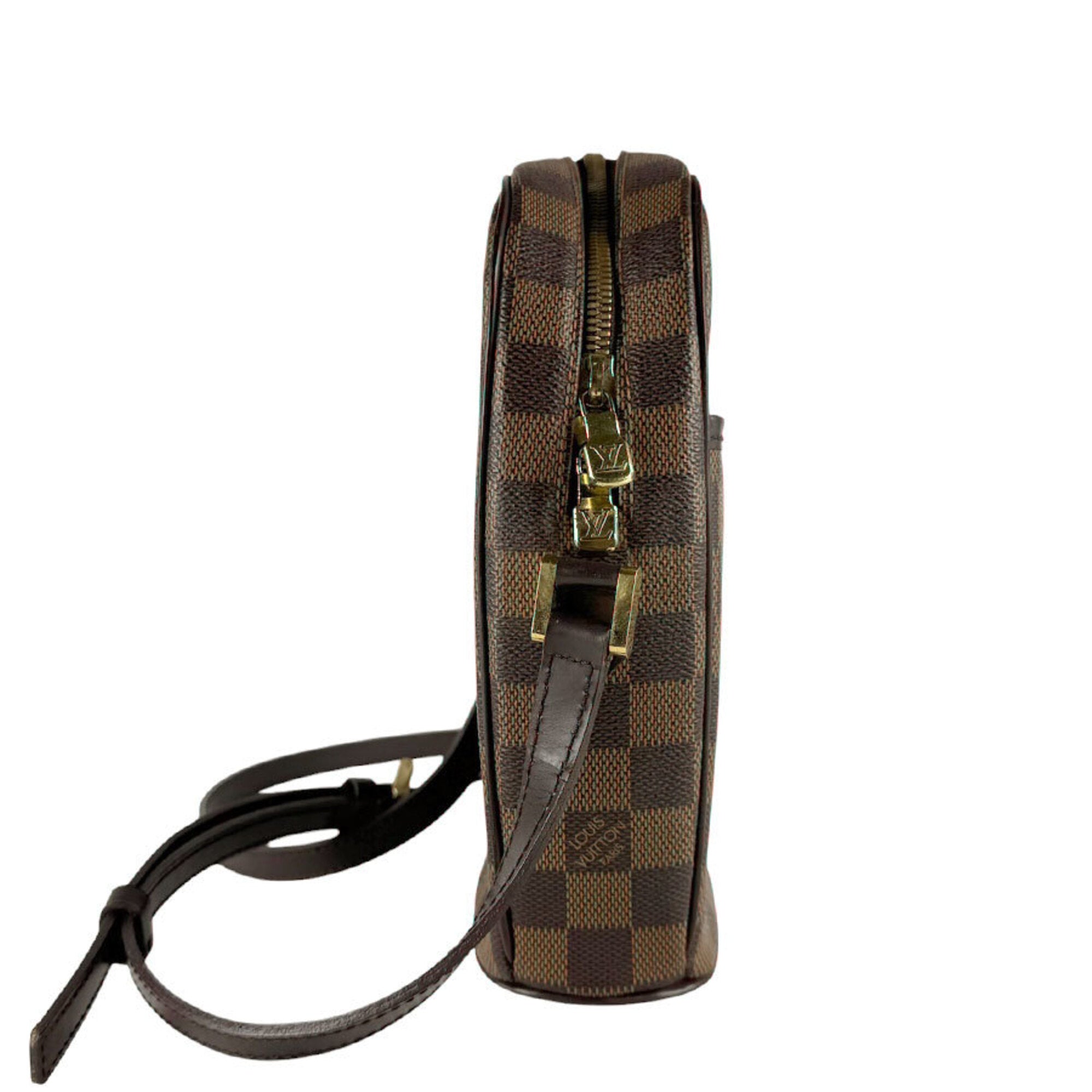 Louis Vuitton Damier Canvas Ebene Damier Canvas Shoulder Bag (Pre-Owned)