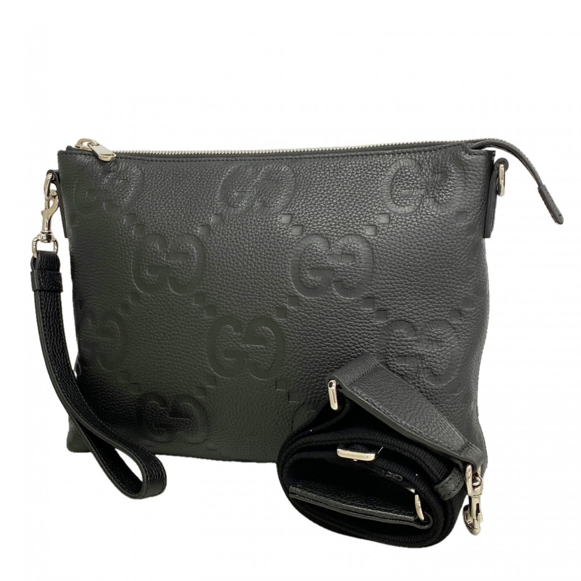 Gucci Black Leather Shoulder Bag (Pre-Owned)