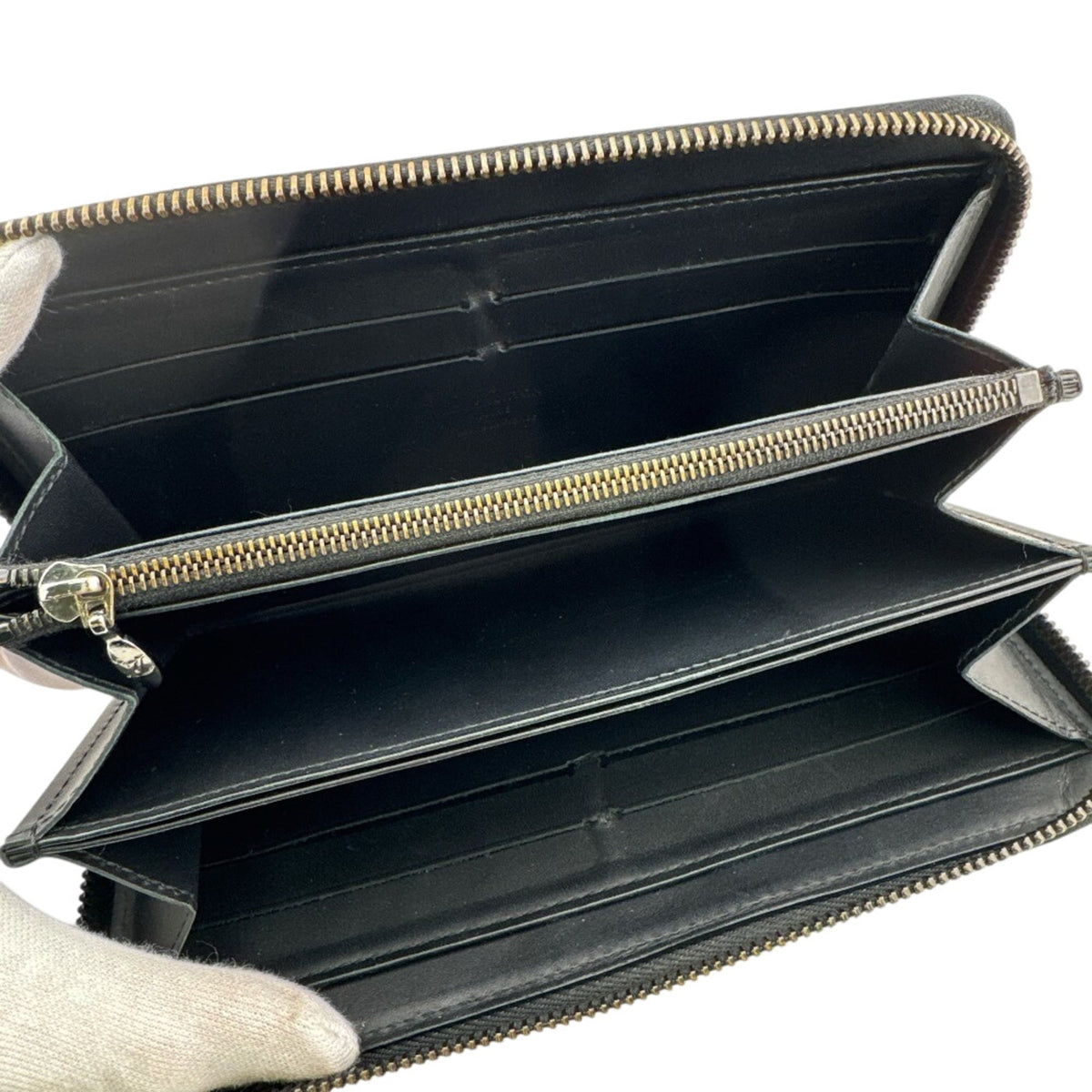 Louis Vuitton Black Vernis Long Wallet (Bi-Fold) (Pre-Owned)