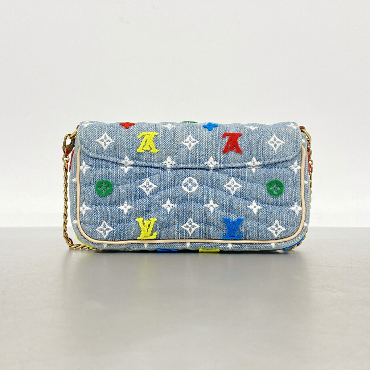 Louis Vuitton Light Blue Shoulder Bag (Pre-Owned)