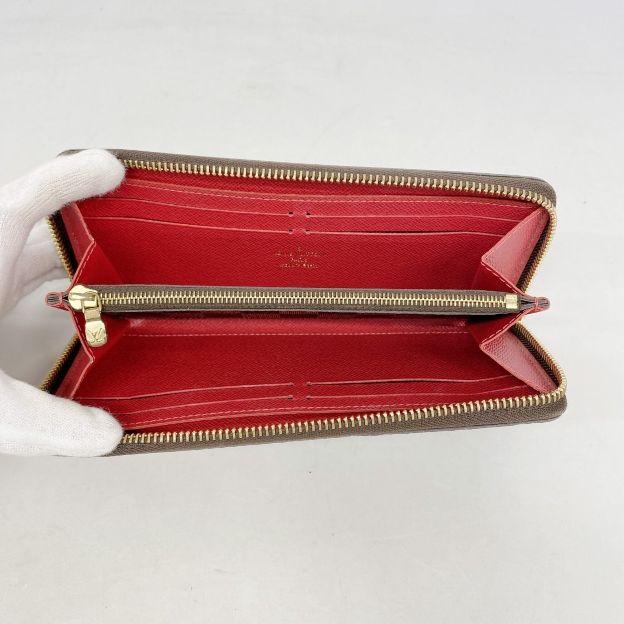 Louis Vuitton Cerise Ebene Long Wallet (Bi-Fold) (Pre-Owned)