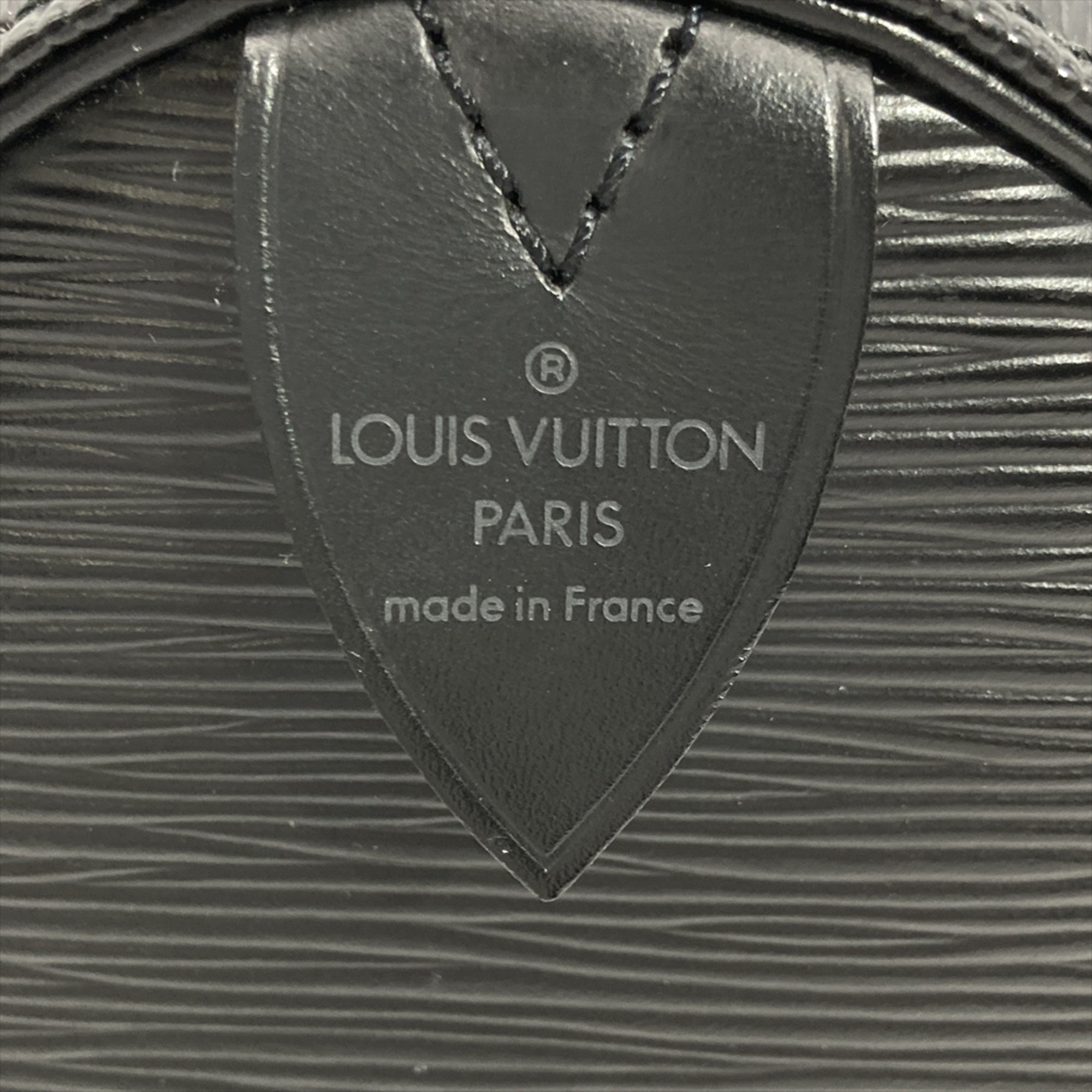 Louis Vuitton Black Noir Epi Leather Handbag (Pre-Owned)