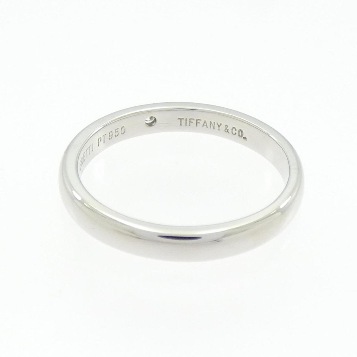 Tiffany Stacking Platinum 950 Band Ring (Pre-Owned)