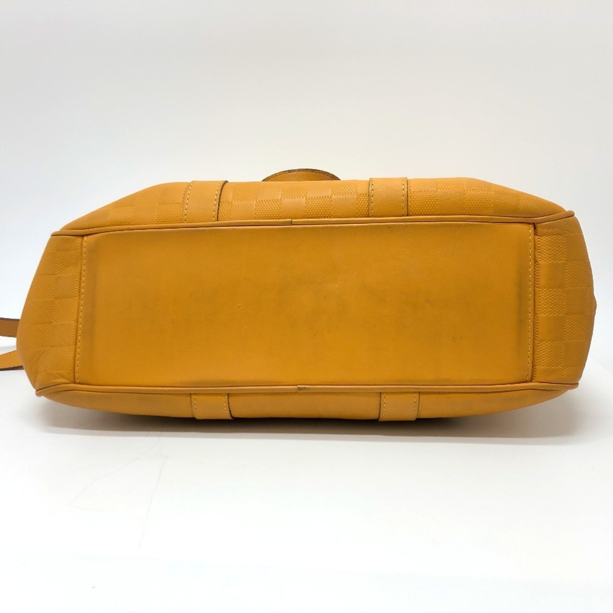 Louis Vuitton Solar Yellow Damier Infini Leather Tote Bag (Pre-Owned)