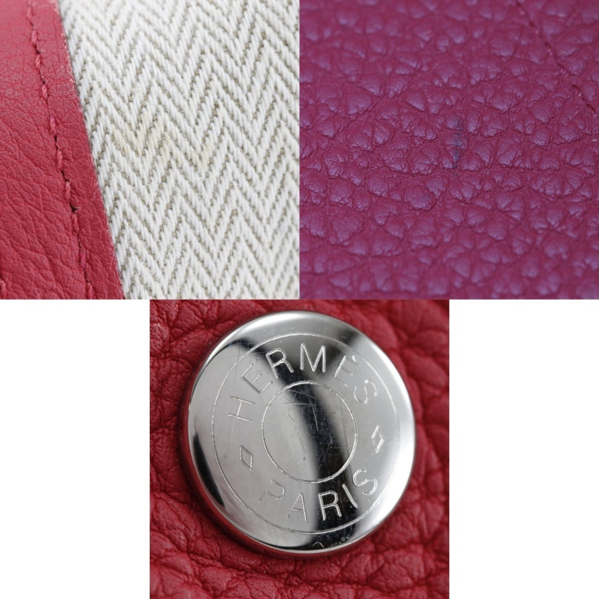 Hermes Garden Pink Negonda Leather Tote Bag (Pre-Owned)