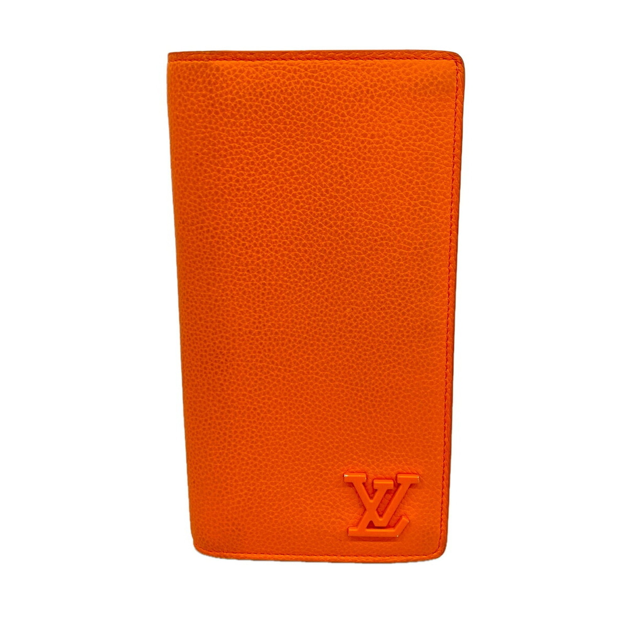 Louis Vuitton Orange Long Wallet (Bi-Fold) (Pre-Owned)